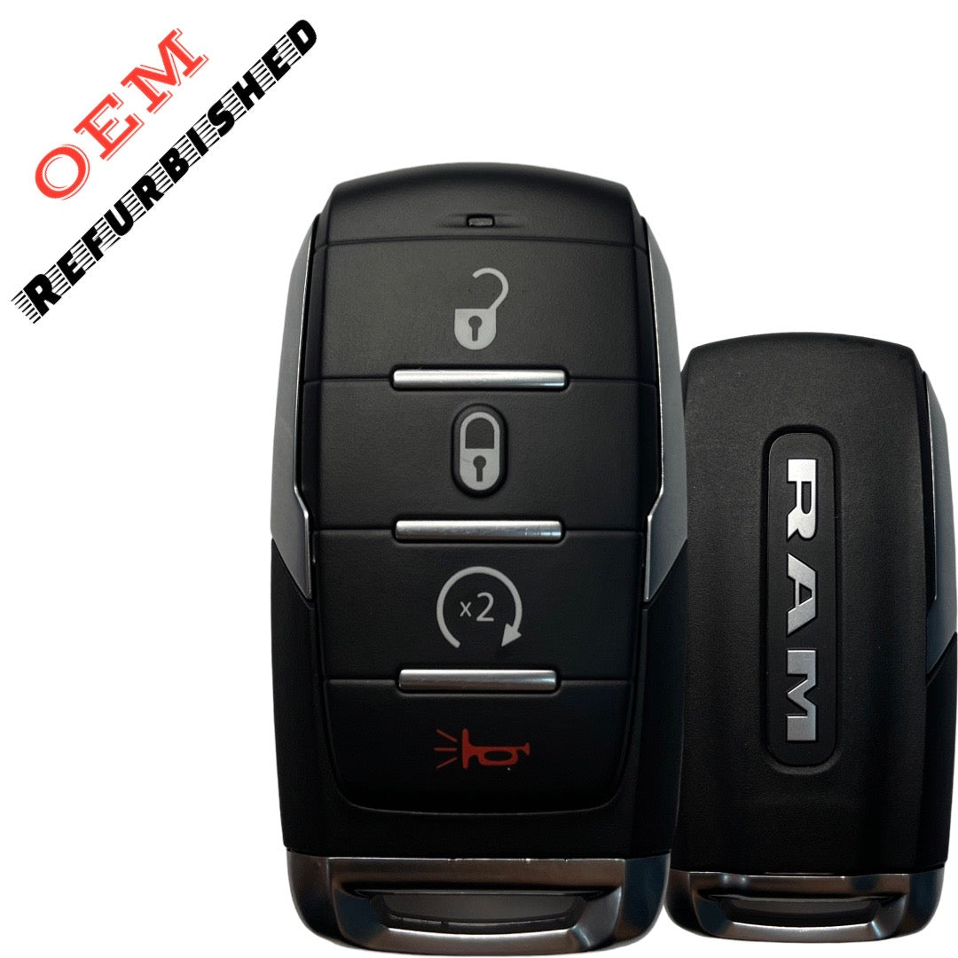 2019-2023 Ram 1500 Pickup / 4-Button Smart Key / PN: 68291689AD / OHT-4882056 (OEM Refurb)