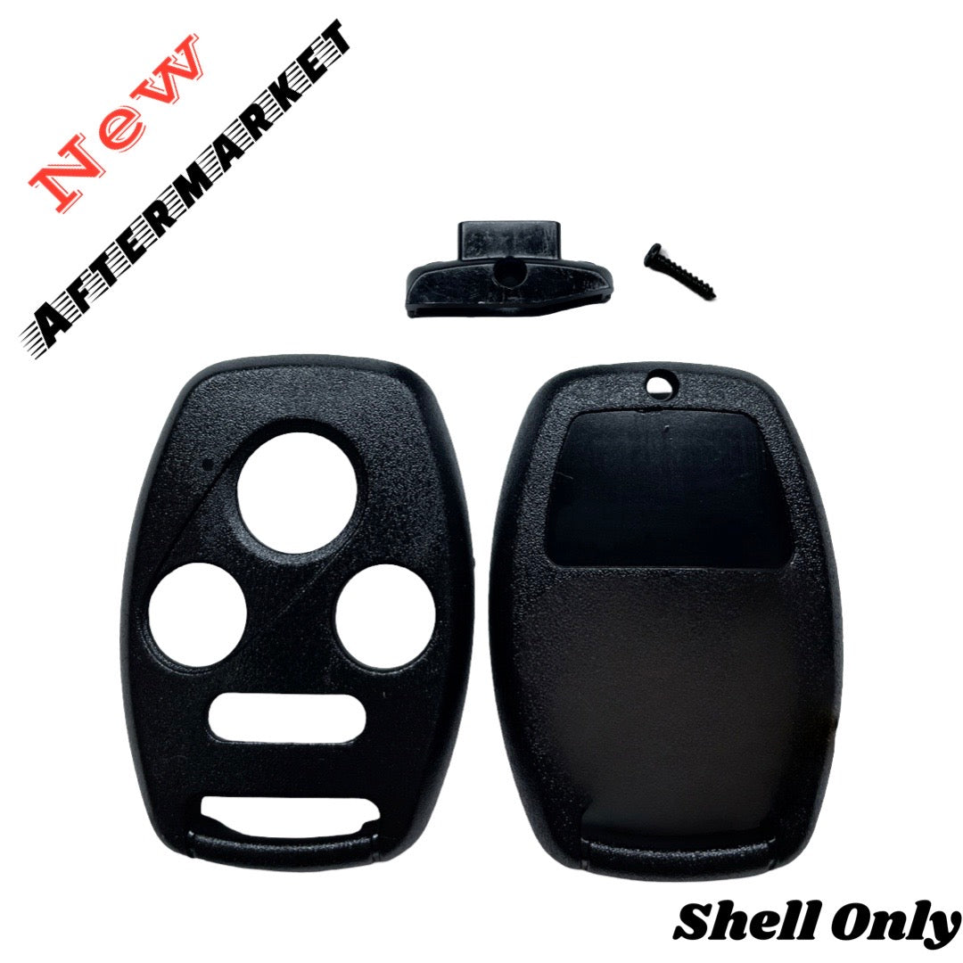 2003-2015 Honda / 4-Button Remote Head Key SHELL Replacement Kit / HO01 / KR55WK49308, MLBHLIK-1T, N5F-A05TAA (AFTERMARKET)