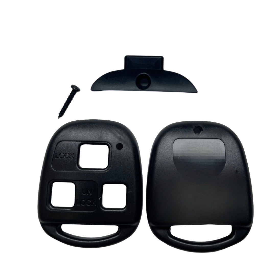 1997-2014 Lexus / 3-Button Remote Head Key SHELL Replacement Kit / TOY48 / HYQ12BBT, HYQ1512V (AFTERMARKET)
