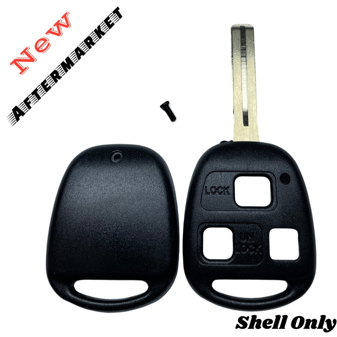1997-2011 Lexus / 3-Button Remote Head Key SHELL / TOY40 / HYQ12BBT, HYQ1512V (AFTERMARKET)
