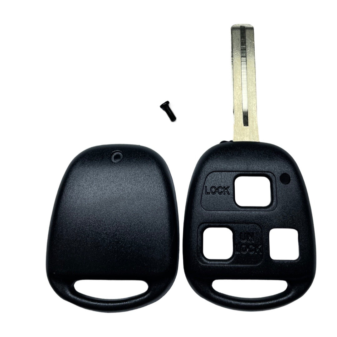 1997-2011 Lexus / 3-Button Remote Head Key SHELL / TOY40 / HYQ12BBT, HYQ1512V (AFTERMARKET)