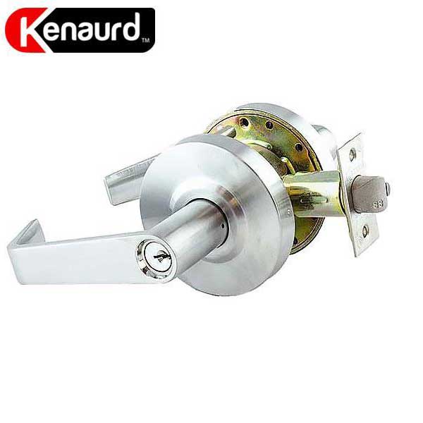 Commercial Lever Set Handle - Clutch Lever Set - 2-3/4” Standard Backset - Satin Chrome - Entrance - Grade 2