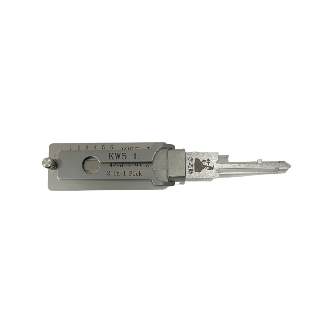 Lishi KW5-L 2-In-1 Pick And Decoder Tool For 6-Pin Kwikset Keyway - ADL ...
