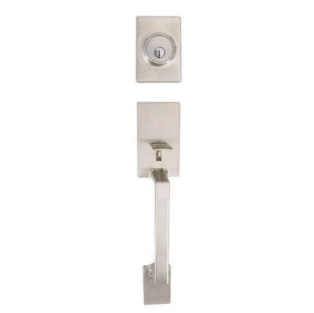 Premium Square "Lyndale" Style Design Handleset w/ Interior Knob - SS - KW1