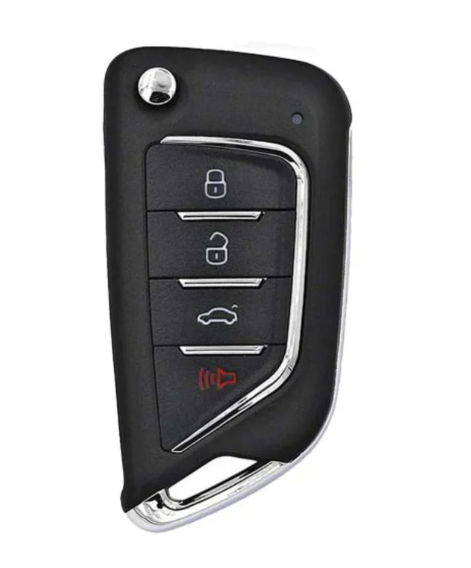 Xhorse / 4 Button Universal Remote Flip Key / B21-4 / Knife Style for VVDI Key Tool (Wired)