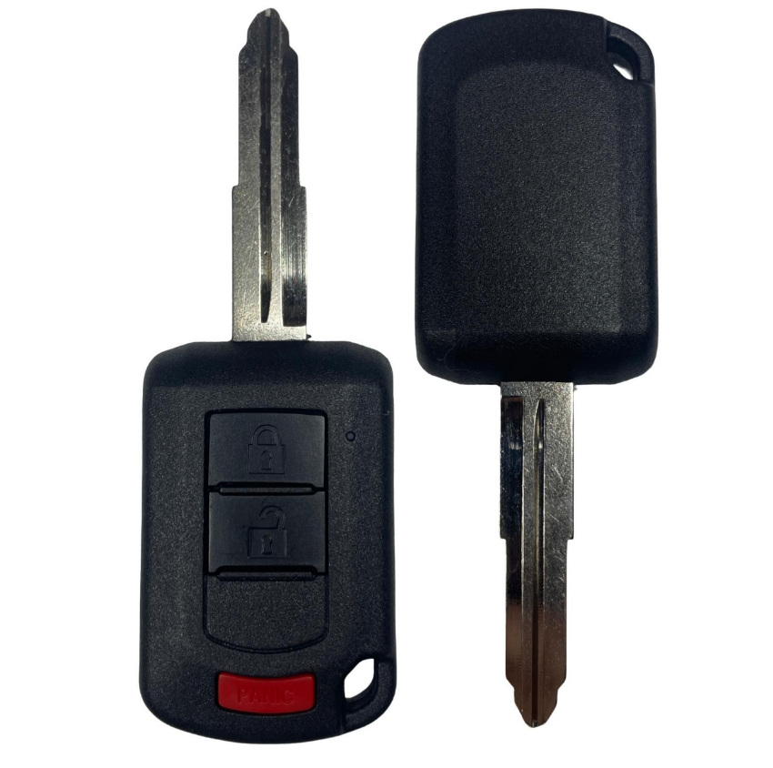 2018-2024 Mitsubishi Eclipse Cross / 3-Button Remote Head Key / PN: 6370C135 / OUCJ166N (OEM REFURBISHED)