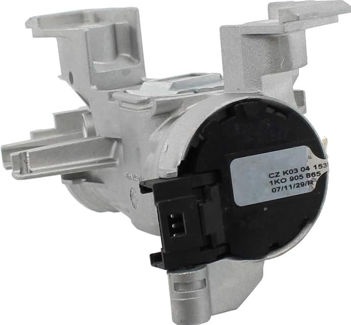 Volkswagen Audi Steering Lock Housing & Ignition Starter Switch Assembly / 1K0905851B / 1K0905865