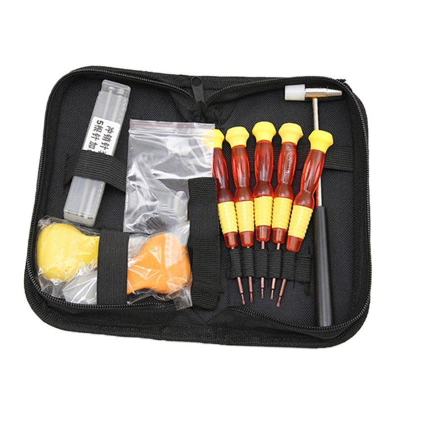 Stainless Steel Car Key Pin Removal Tool Set with Storage Bag
