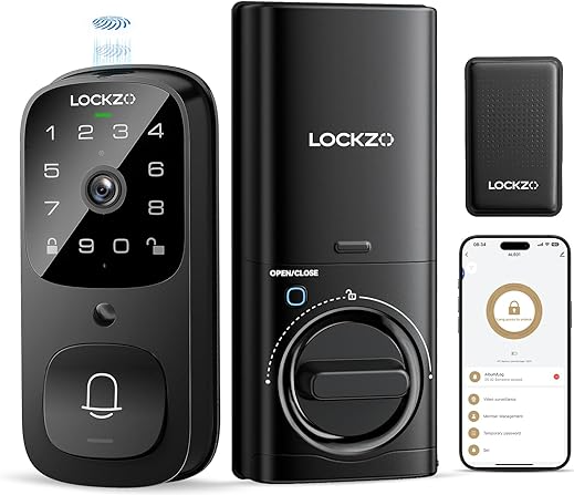 Lockzo 3-in-1 Video Smart Lock / Keyless Entry Deadbolt