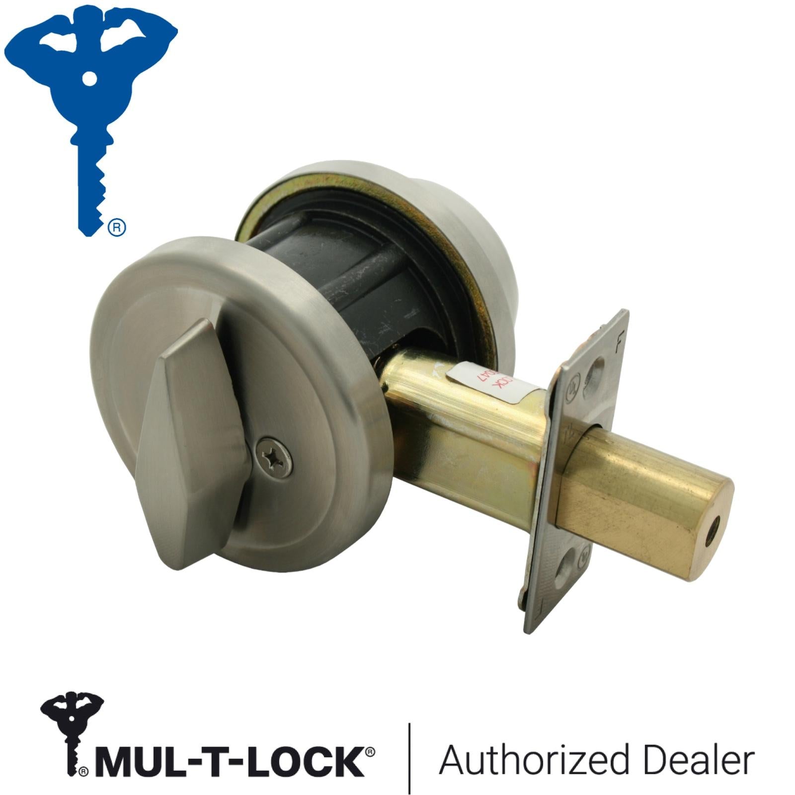 MUL-T-LOCK Cronus® Single Cylinder Deadbolt with Thumb Turn / MTL™600