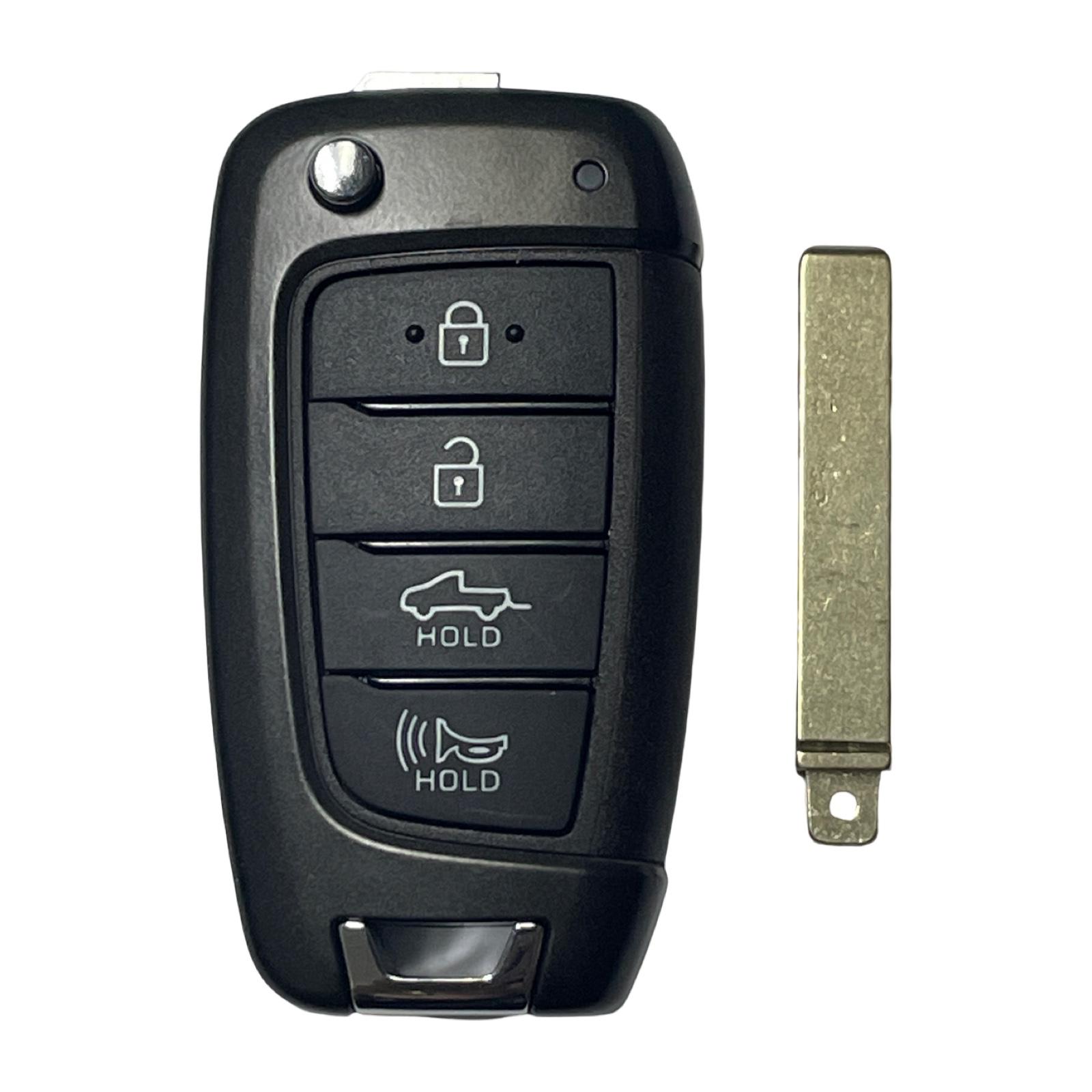 2023-2024 Hyundai Santa Cruz / 4-Button Remote Flip Key / PN: 95430-K5010 / TQ8-RKE-4F40 (OEM NEW)