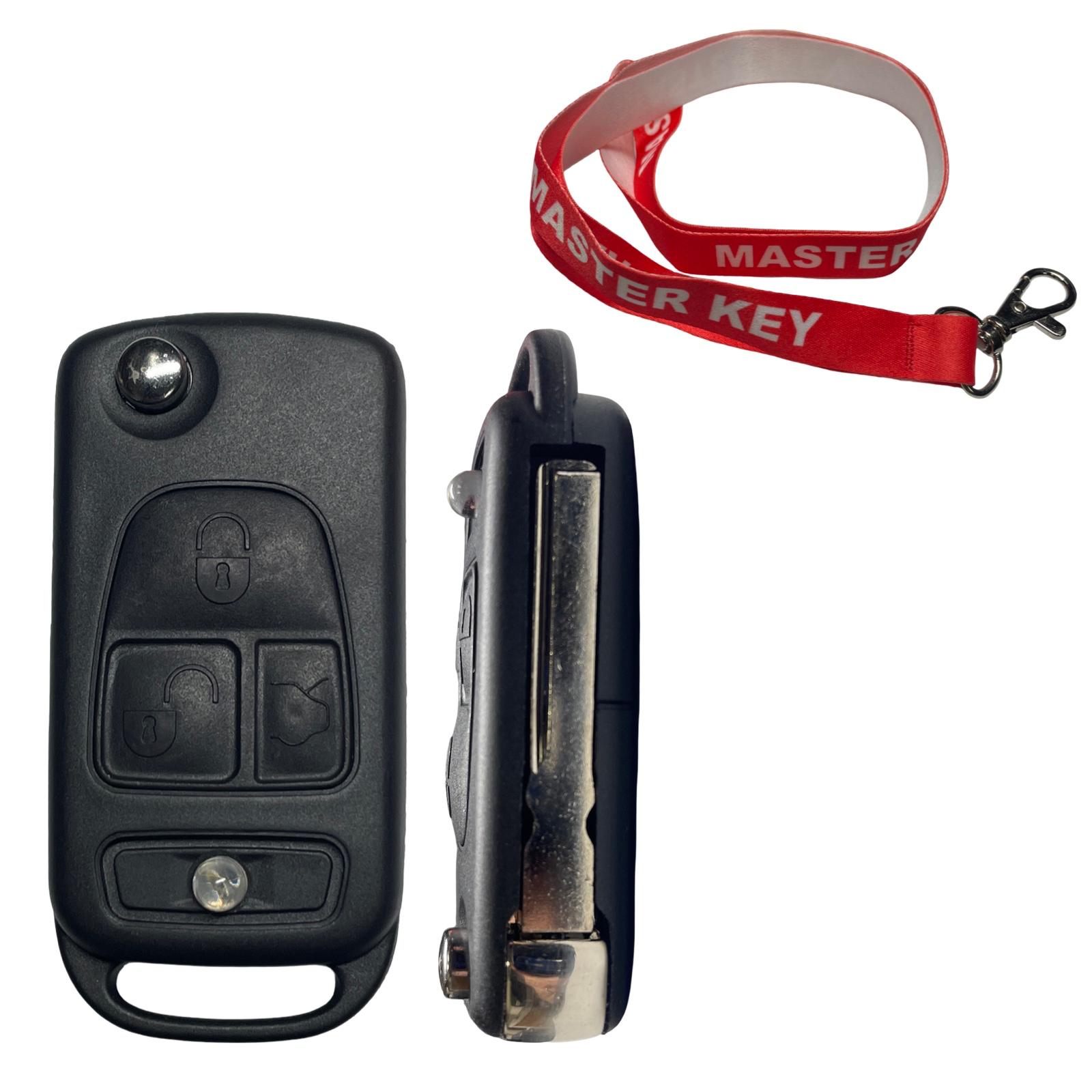 Master Key / Mercedes Cloning 3-Button Flip Key / Copy MB PCF7936 to GMT46 Chip / For MB Remote Key Maker / No Soldering Required