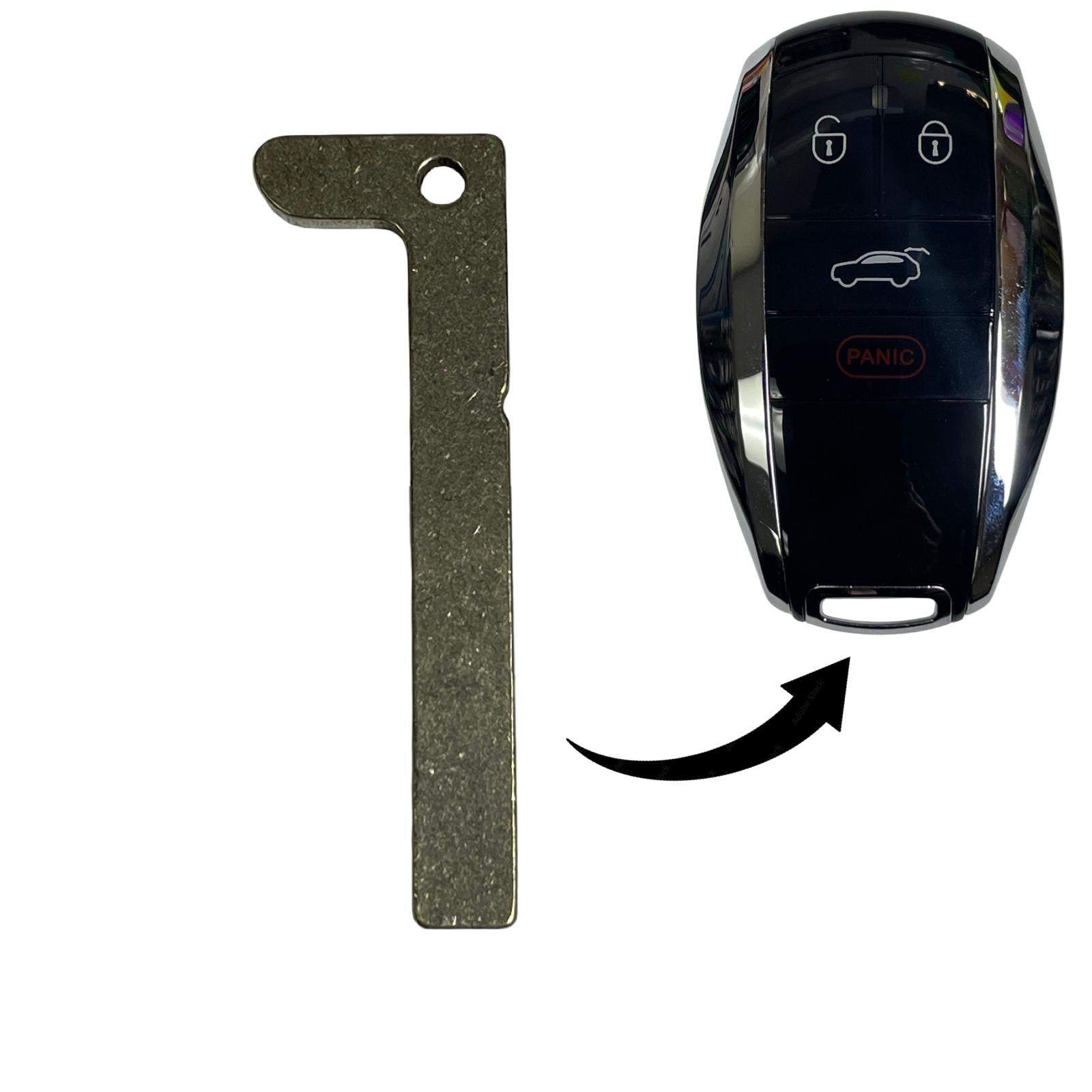 2017-2021 Bentley Bentayga Emergency Key / Uncut Key Blank / HU162 ...