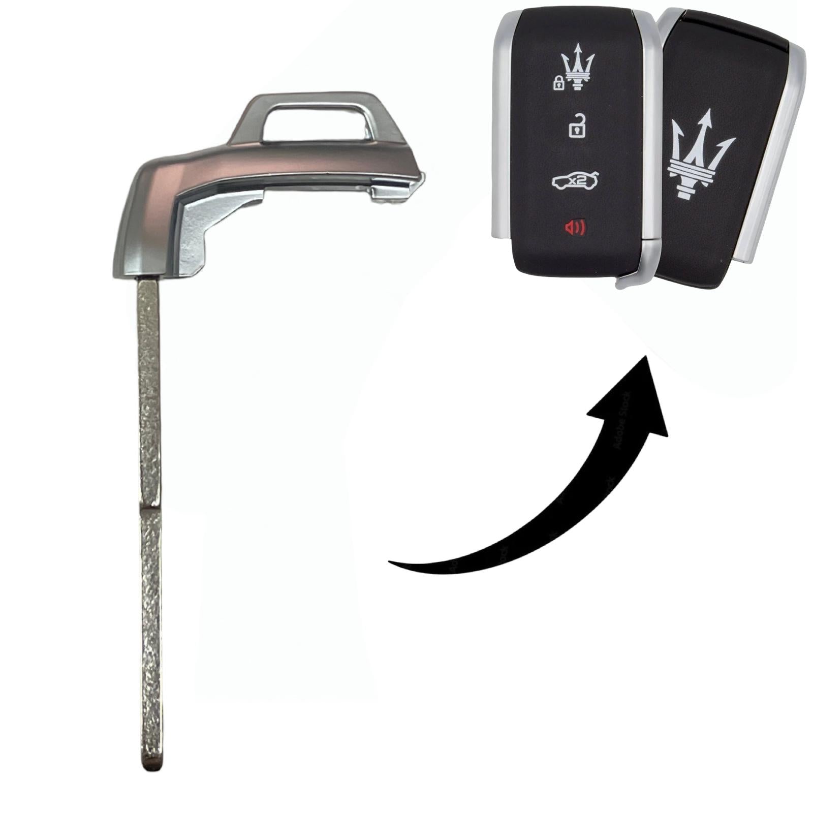 2023-2026 Maserati Smart Emergency Key Blade / SIP22 / Aftermarket