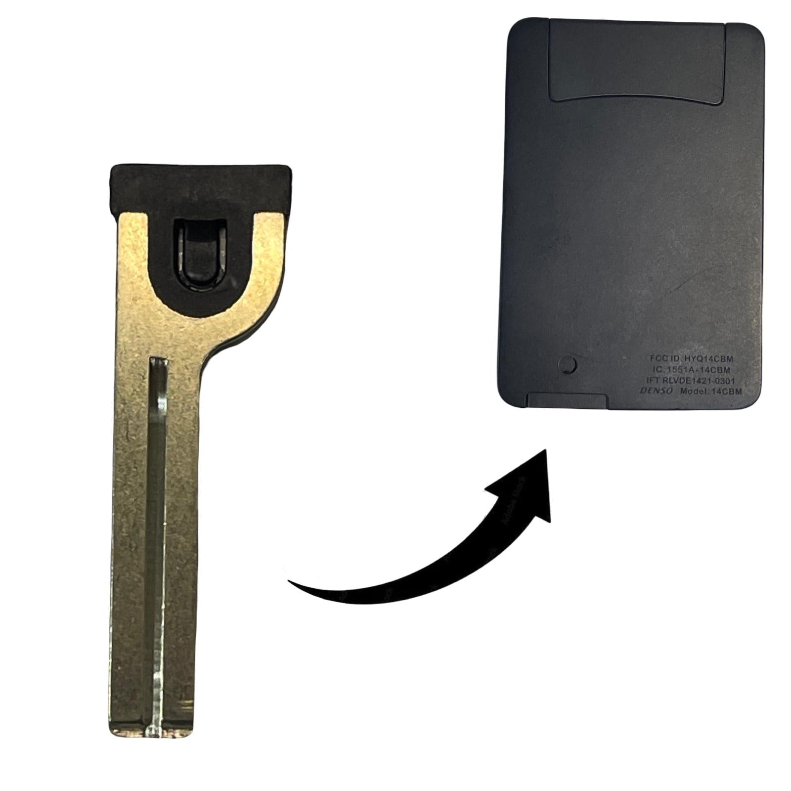 Emergency Key for Lexus HYQ14CBM Smart Access Card Key / LXP90 / After ...