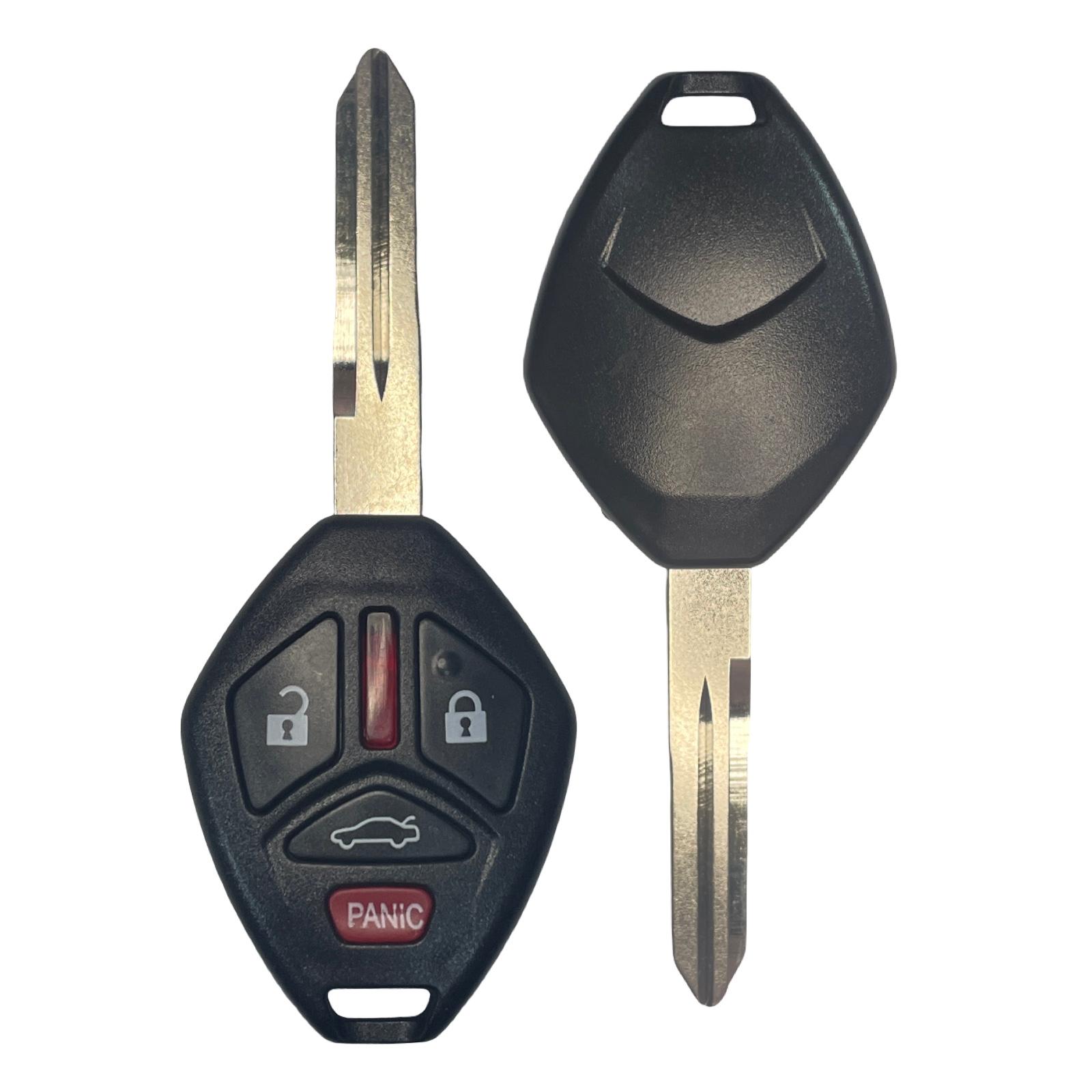 2006-2007 Mitsubishi Eclipse Galant 4 Button Remote Head Key / OUCG8D-620M-A (AFTERMARKET)