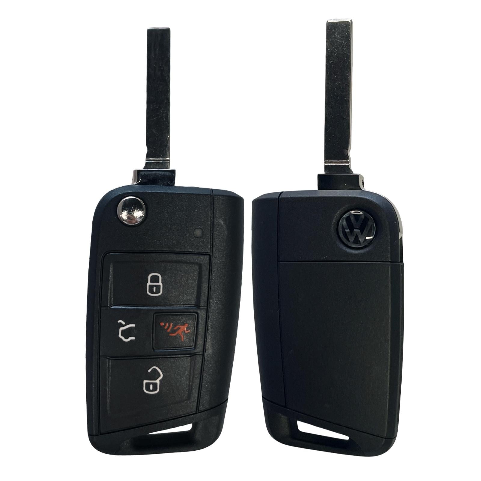 2020-2025 Volkswagen Jetta / 4-Button Flip Key / NBGFS125C5 / WITH PROXIMITY / MQB / OEM LOCKED KEY / FOR COPY ONLY
