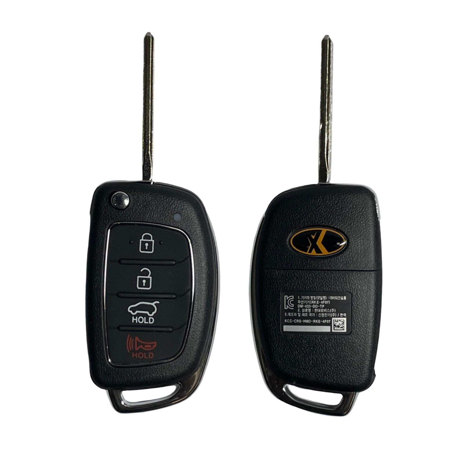 Xhorse Universal 4 Button Flip Key / Hyundai Style / XNHY23EN