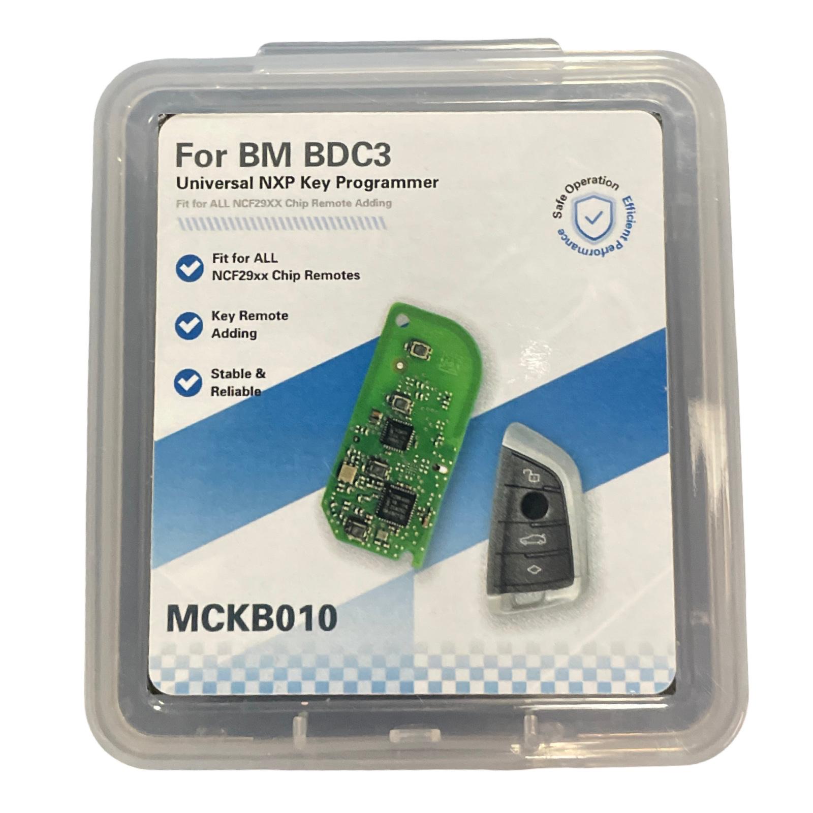MCKB010 Universal NXP Key Programmer for BMW BDC3 / G BODY / NCF29XX Remote Adding Tool