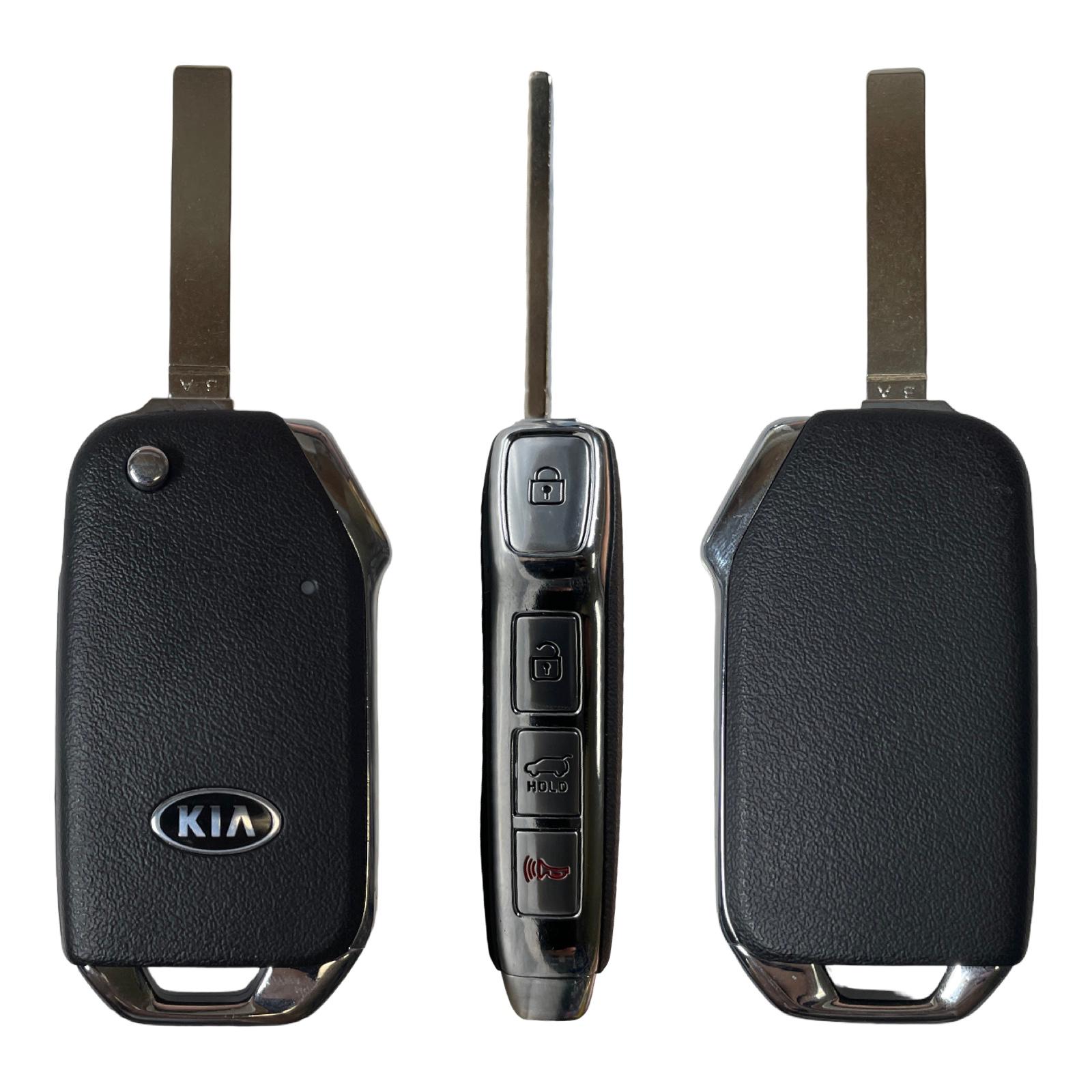 2020-2022 Kia Niro 4 Button Flip Key w/ Transponder / G5300 / SY5SKRGE04 / OEM Refurbished