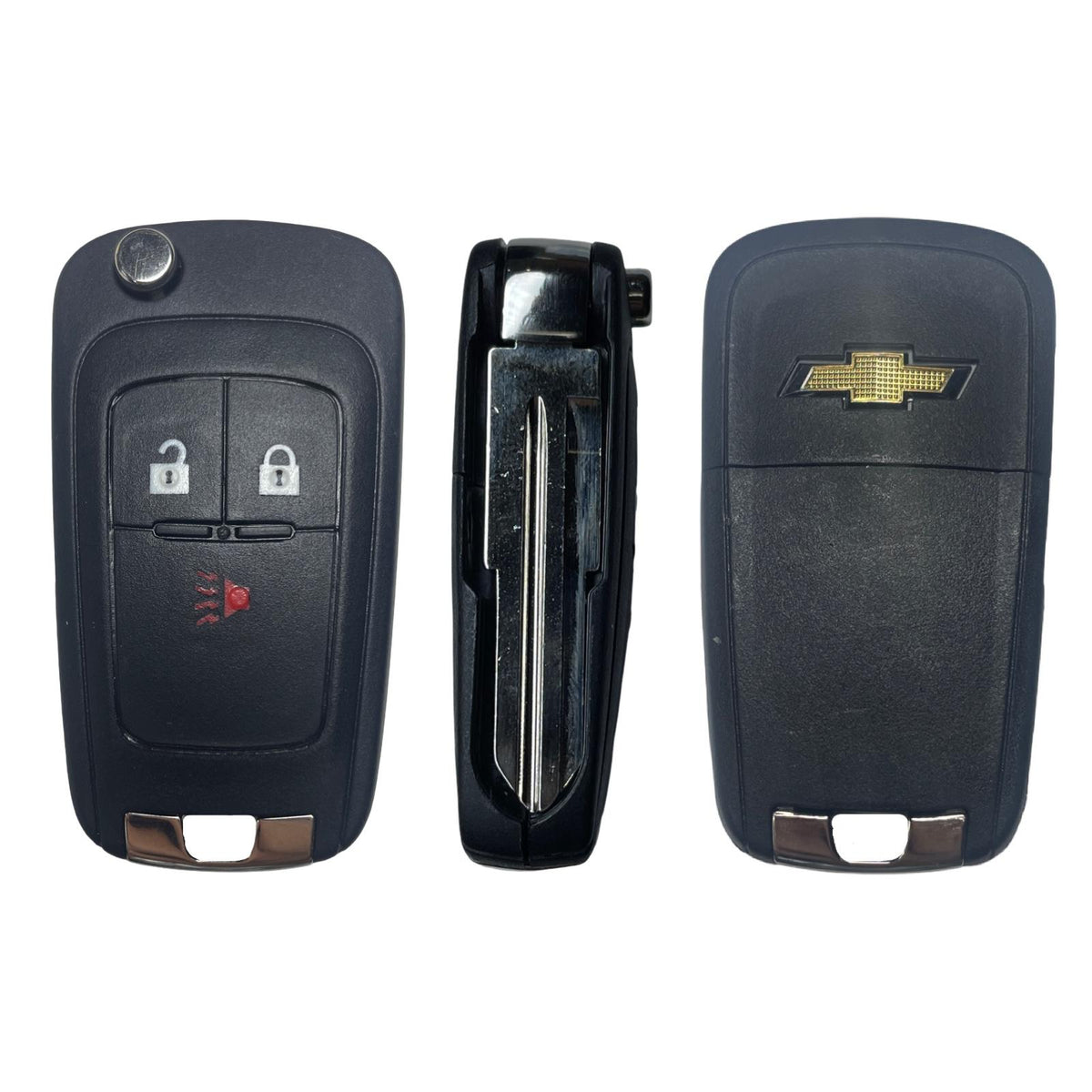 2013-2015 Chevrolet Spark 3 Button Flip Key / A2GM3AFUS03 / 95989830 / OEM Refurbished
