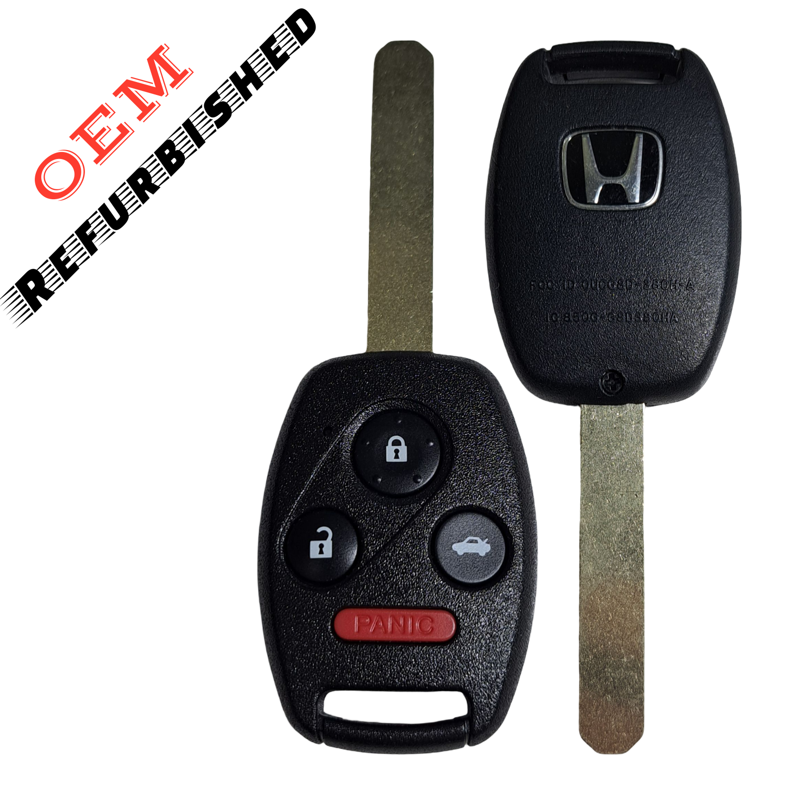 2003-2010 Honda Accord Element / 4-Button Remote Head Key / 35118-SDA-A11 / OUCG8D-380H-A (OEM Refurb)