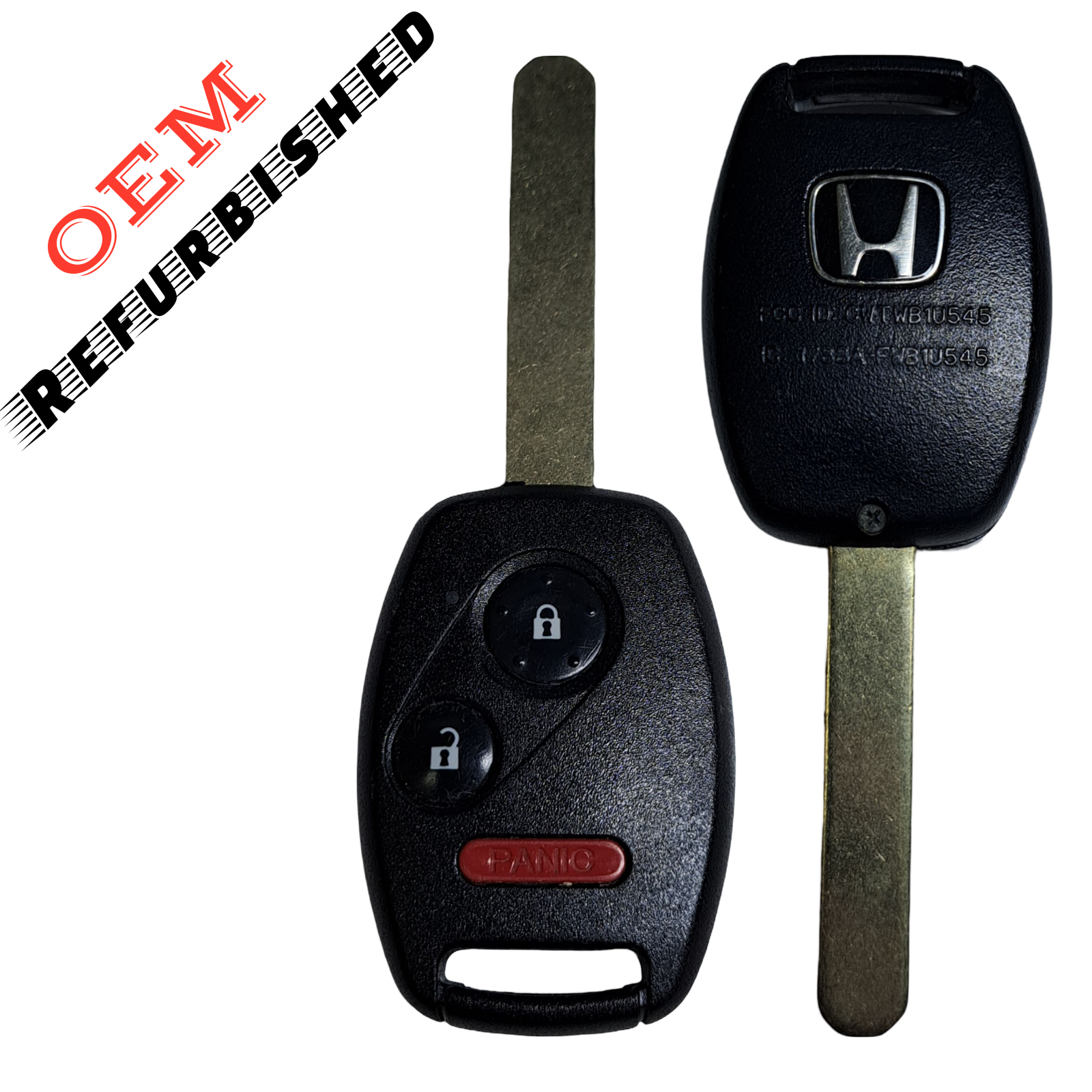 2005-2008 Honda Pilot / 3-Button Remote Head Key / PN: 35111-S9V-325 / CWTWB1U545 (OEM Refurb)