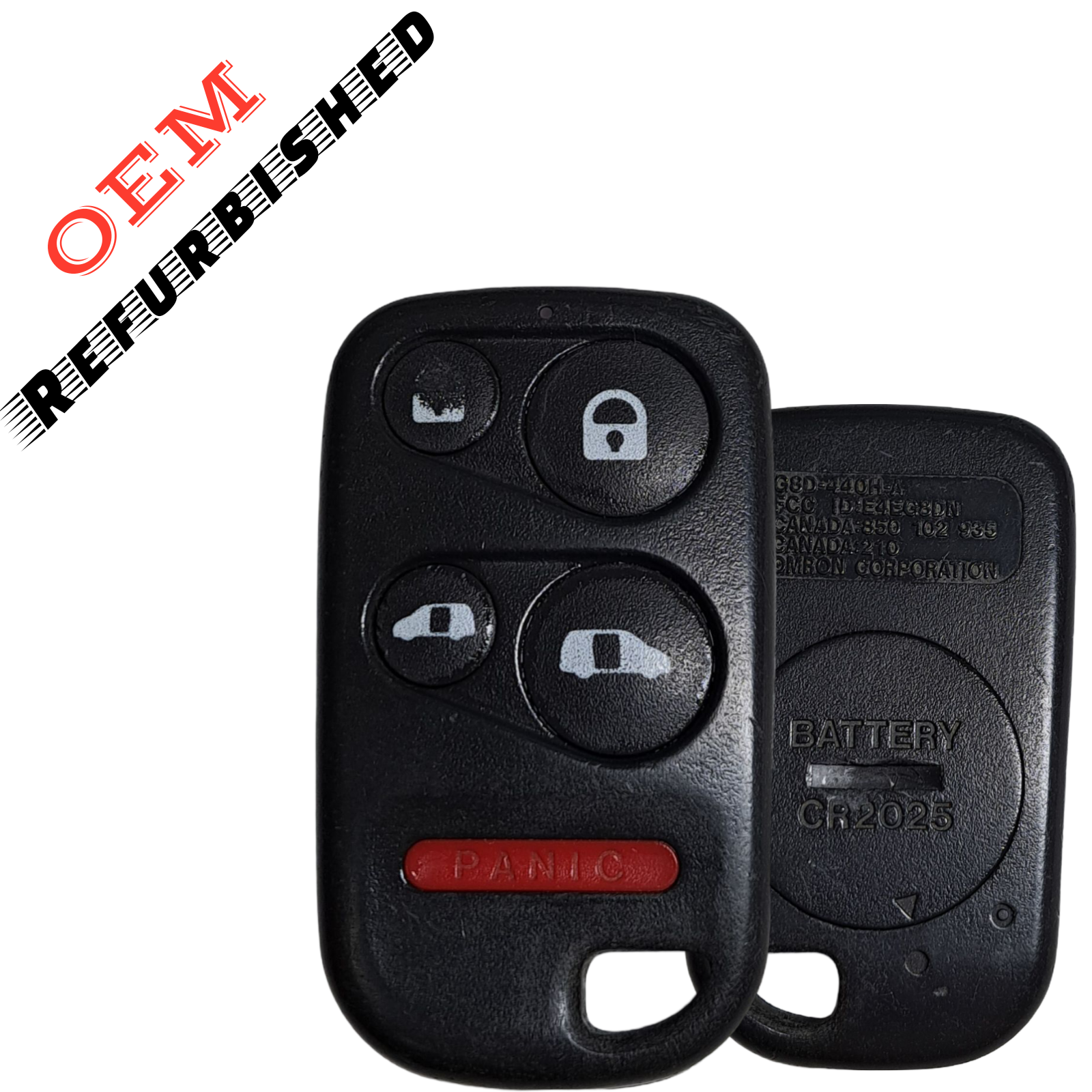 1999-2000 Honda Odyssey / 5-Button Keyless Entry Remote / PN: 72147-S0X-A01 / E4EG8DN (OEM Refurb)