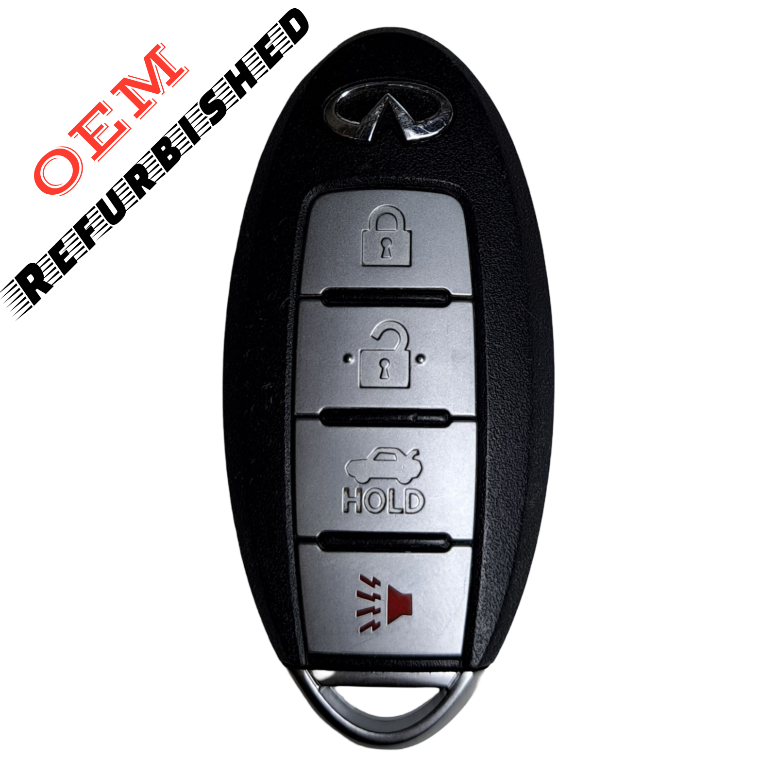 2011-2019 Infiniti M35 M37 M56 Q70 / 4-Button Smart Key / PN: 285E3-1MP0D / CWTWB1U787 (OEM Refurb)