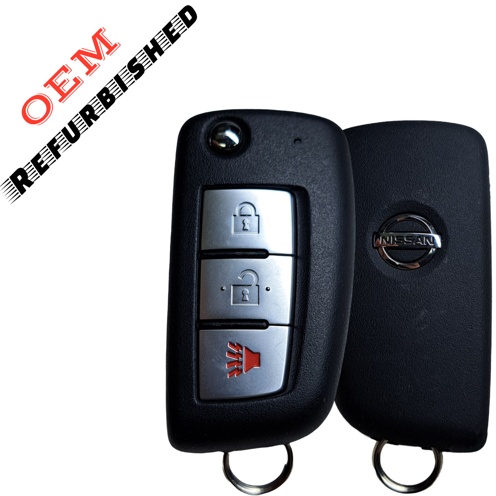 2014-2024 Nissan Rogue / 3-Button Flip Key / PN: H0561-4BA1A / CWTWB1G767 (OEM Refurb)