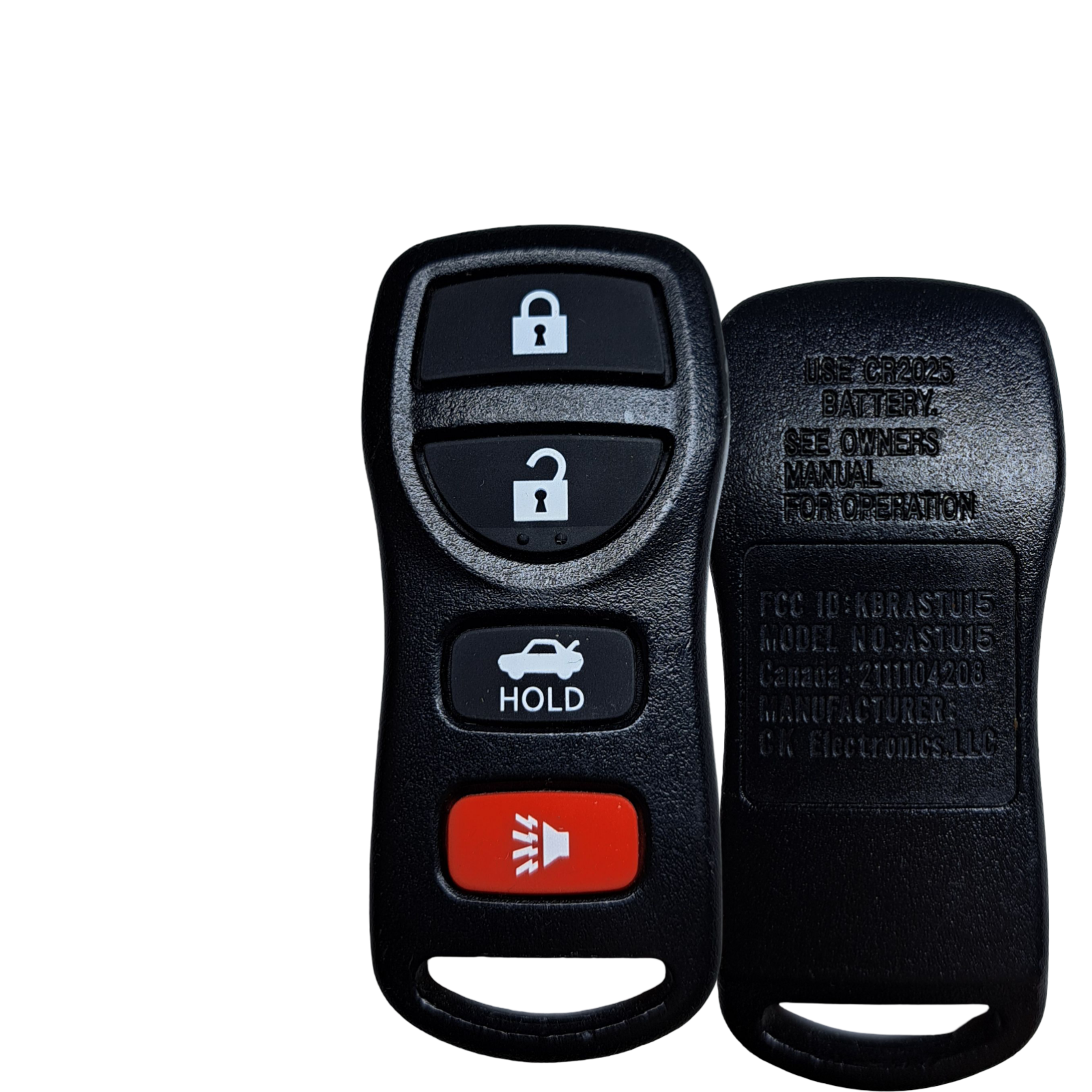 2002-2012 Nissan Infiniti / 4-Button Keyless Entry Remote / PN:28268-C991C / PQTDORM14 / KBRASTU15 (OEM Refurb)