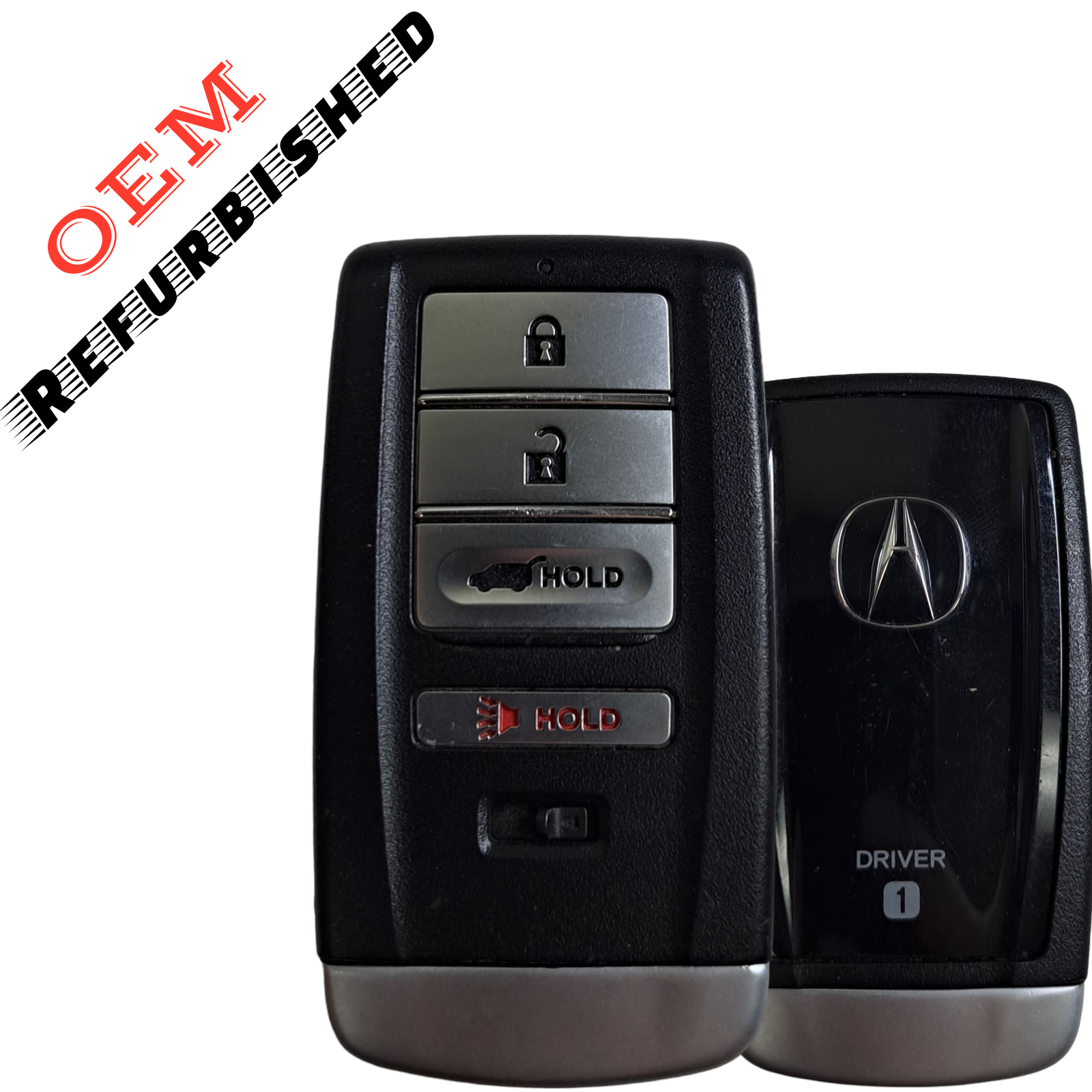 2019-2020 Acura RDX / 4-Button Smart Key / PN: 72147-TJB-A01 / KR5T21 / Driver 1 (OEM Refurb)