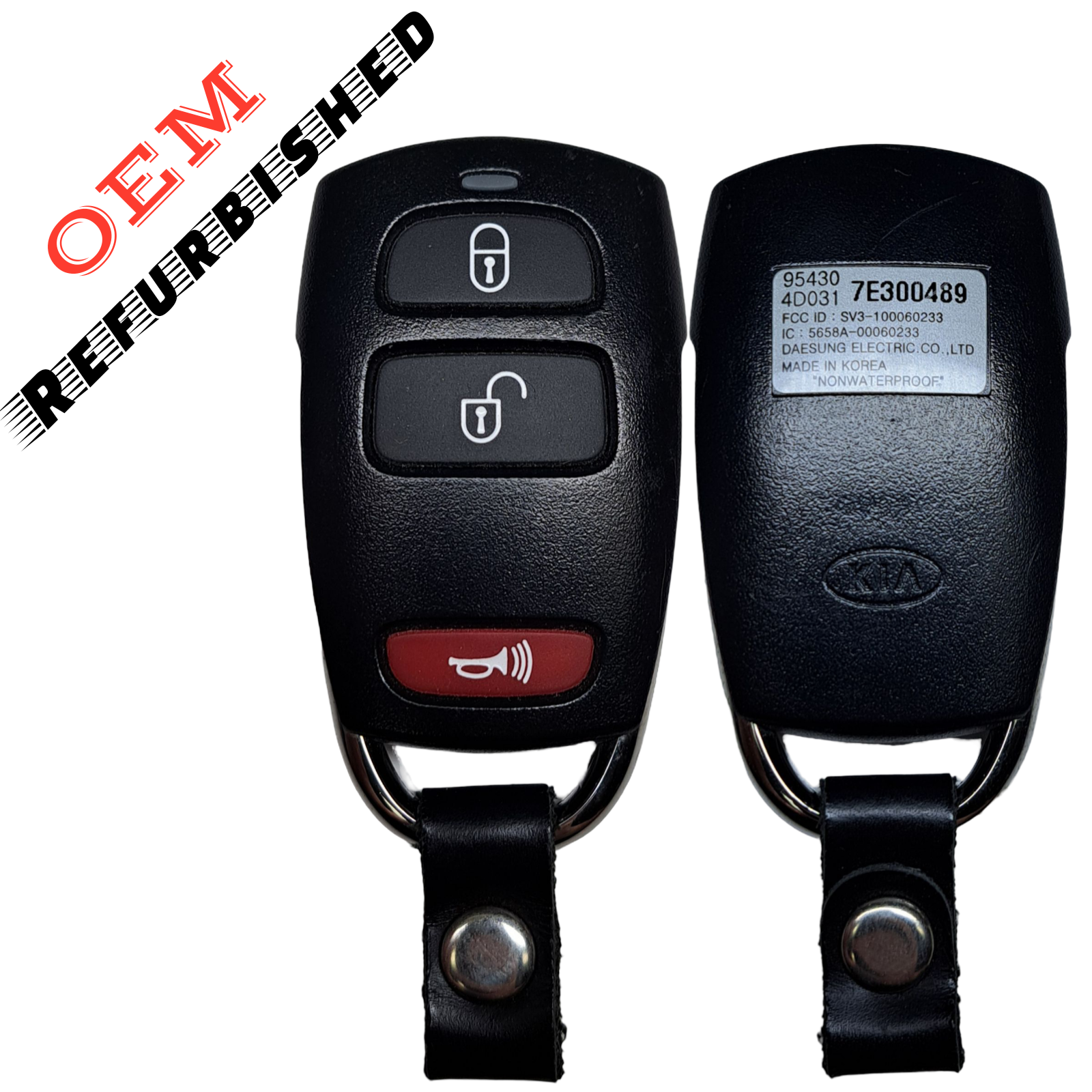 2006-2014 KIA Sedona / 3-Button Keyless Entry Remote / PN: 95430-4D031 / SV3-10006023 (OEM REFURBISHED)