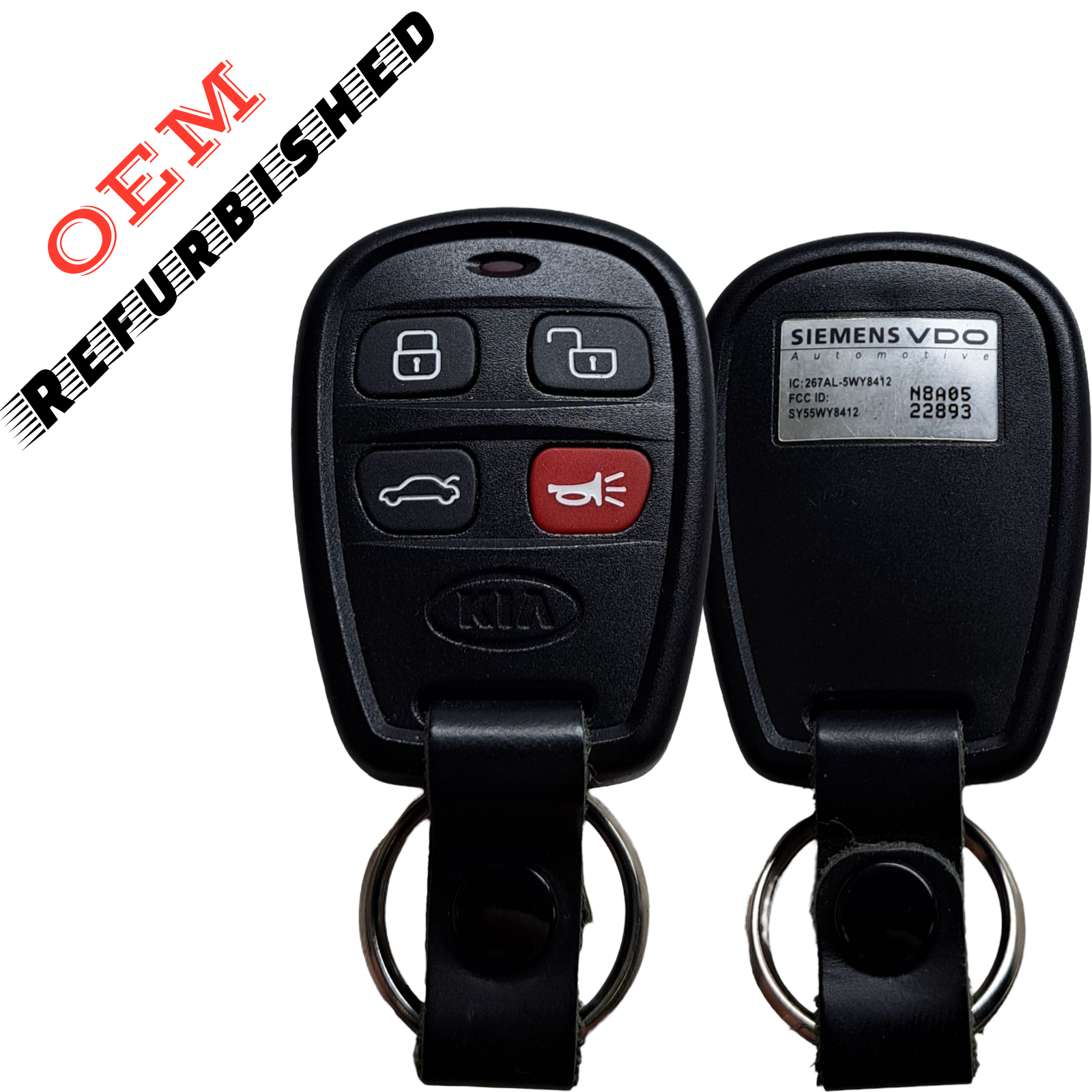 2007-2009 Kia Amanti / 4-Button Keyless Entry Remote / PN: 95430-3F350 / SY55WY8412 (OEM Refurb)