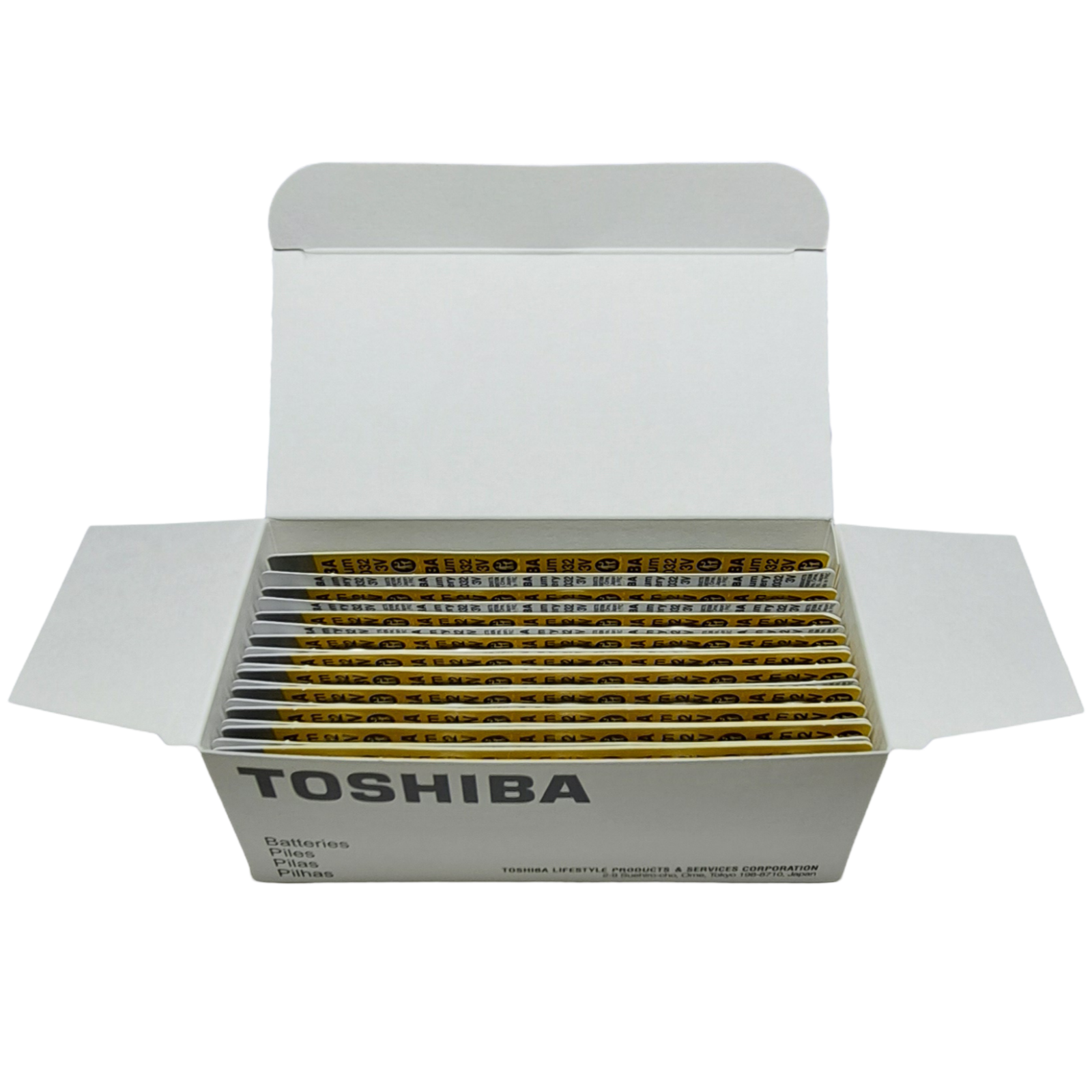 Toshiba CR2032 - 3V Lithium Battery (100-Pack)