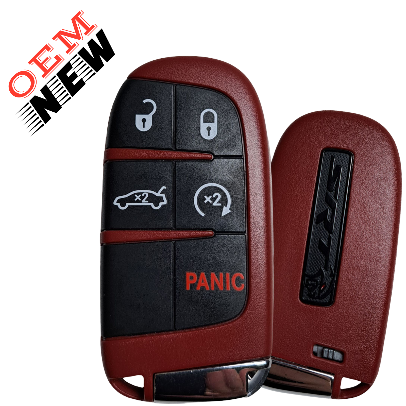 2019-2024 Dodge Charger Challenger SRT / 5-Button Smart Key / Full Power / PN: 68394205AA / M3M-40821302 (OEM NEW)