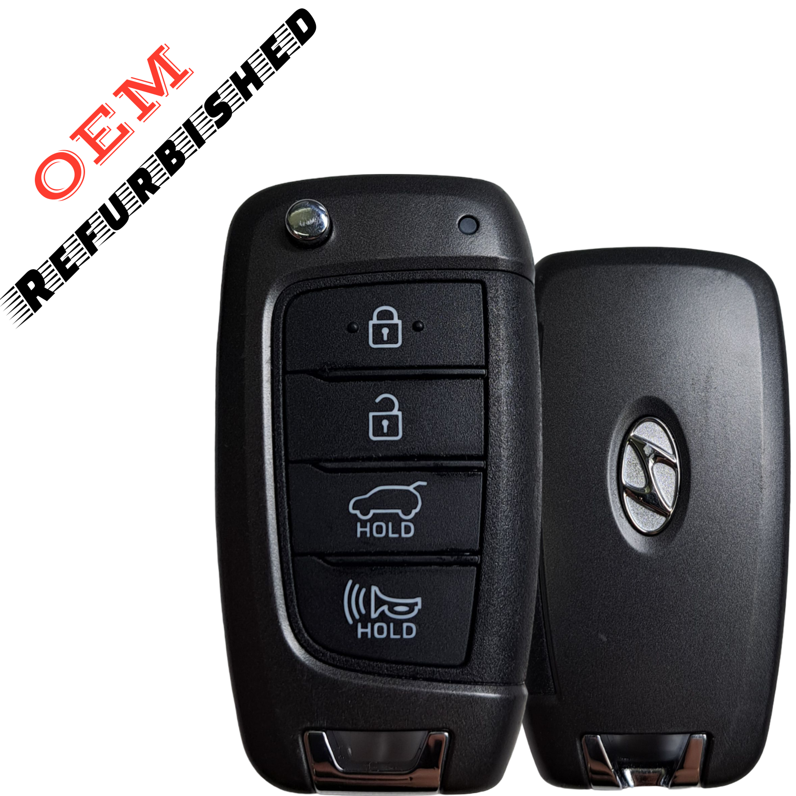 2019-2021 Hyundai Veloster / 4-Button Flip Key / PN: 95430-J3010 / SY5IGRGE04 (OEM Refurb)