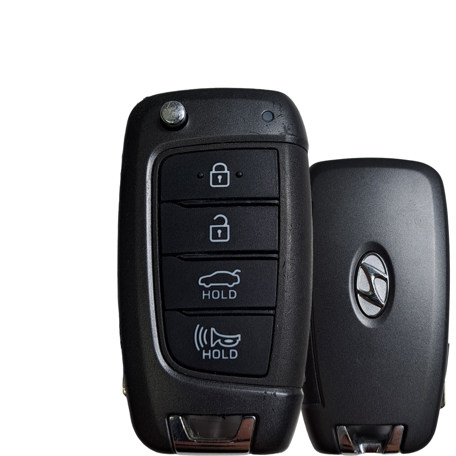 2021 Hyundai Elantra / 4-Button Flip Key / PN: 95430-AA000 / NYOMBEC4TX2004 / 434 MHz (OEM REBURBISHED)