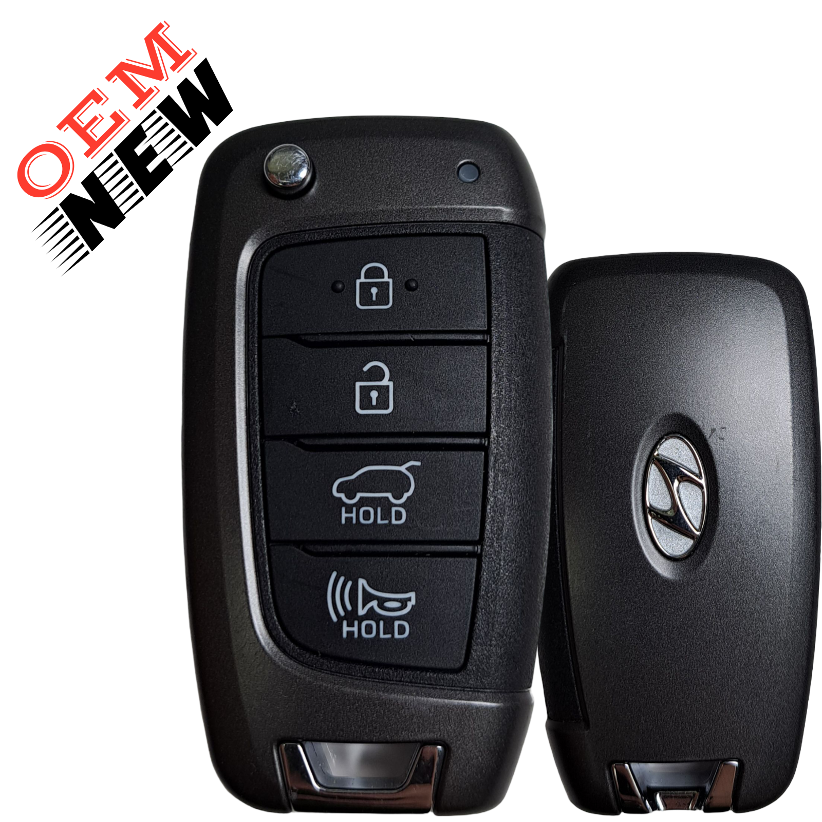 2017-2019 Hyundai Elantra GT / 4-Button Flip Key / PN: 95430-G3100 / OSLOKA-450T (OEM NEW)