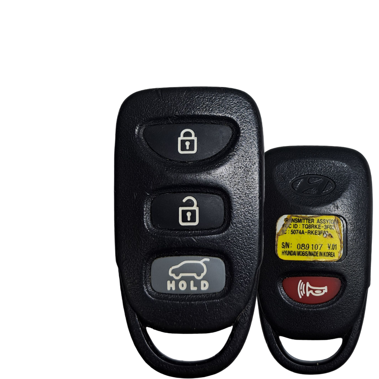 2012-2017 Hyundai Elantra / 4-Button Keyless Entry Remote / PN: 5074A-RKE3F03 / TQ8RKE-3F03 (OEM Refurb)