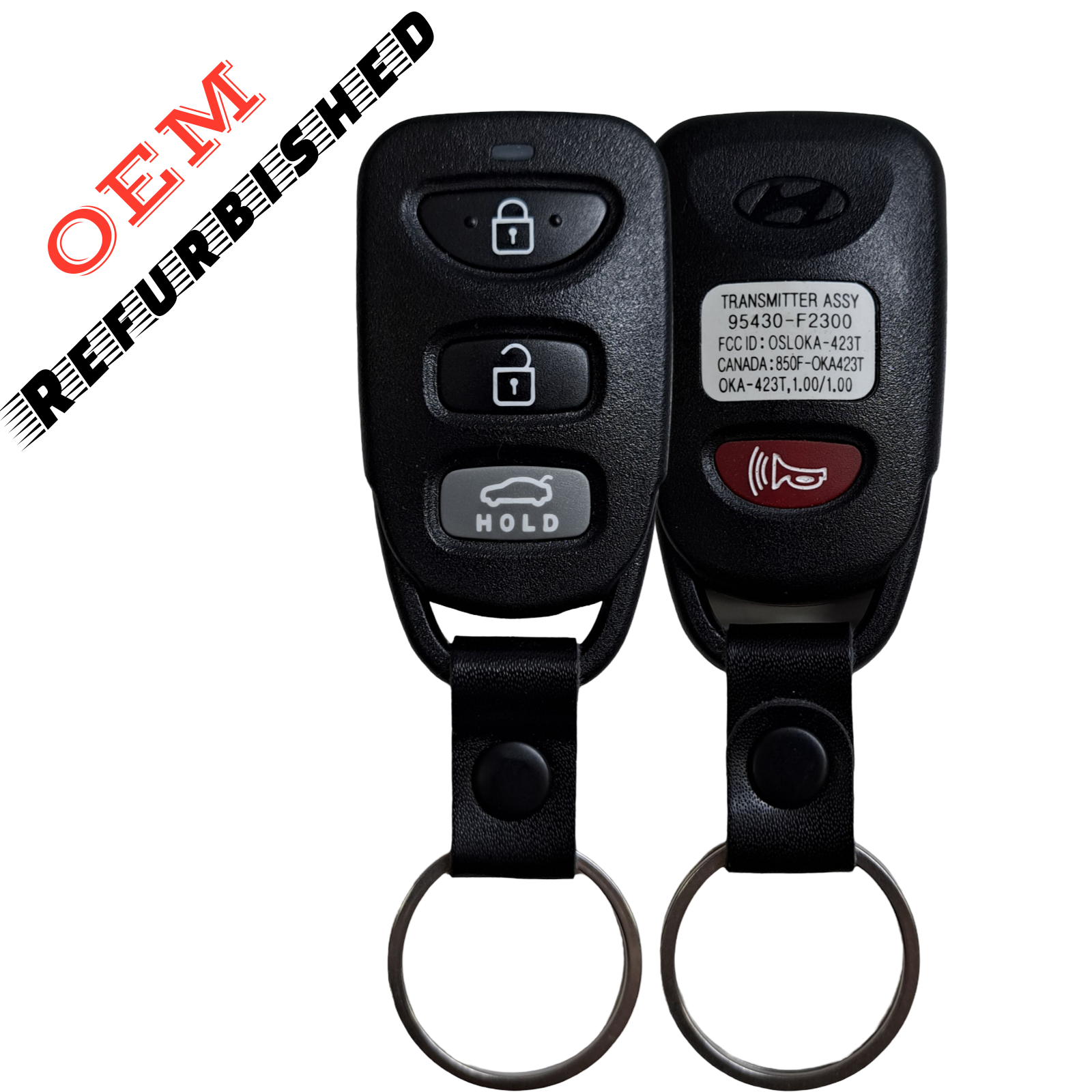 2016-2020 Hyundai Elantra / 4-Button Keyless Entry Remote / PN: 95430-F2300 / OSLOKA-423T (OEM Refurb)