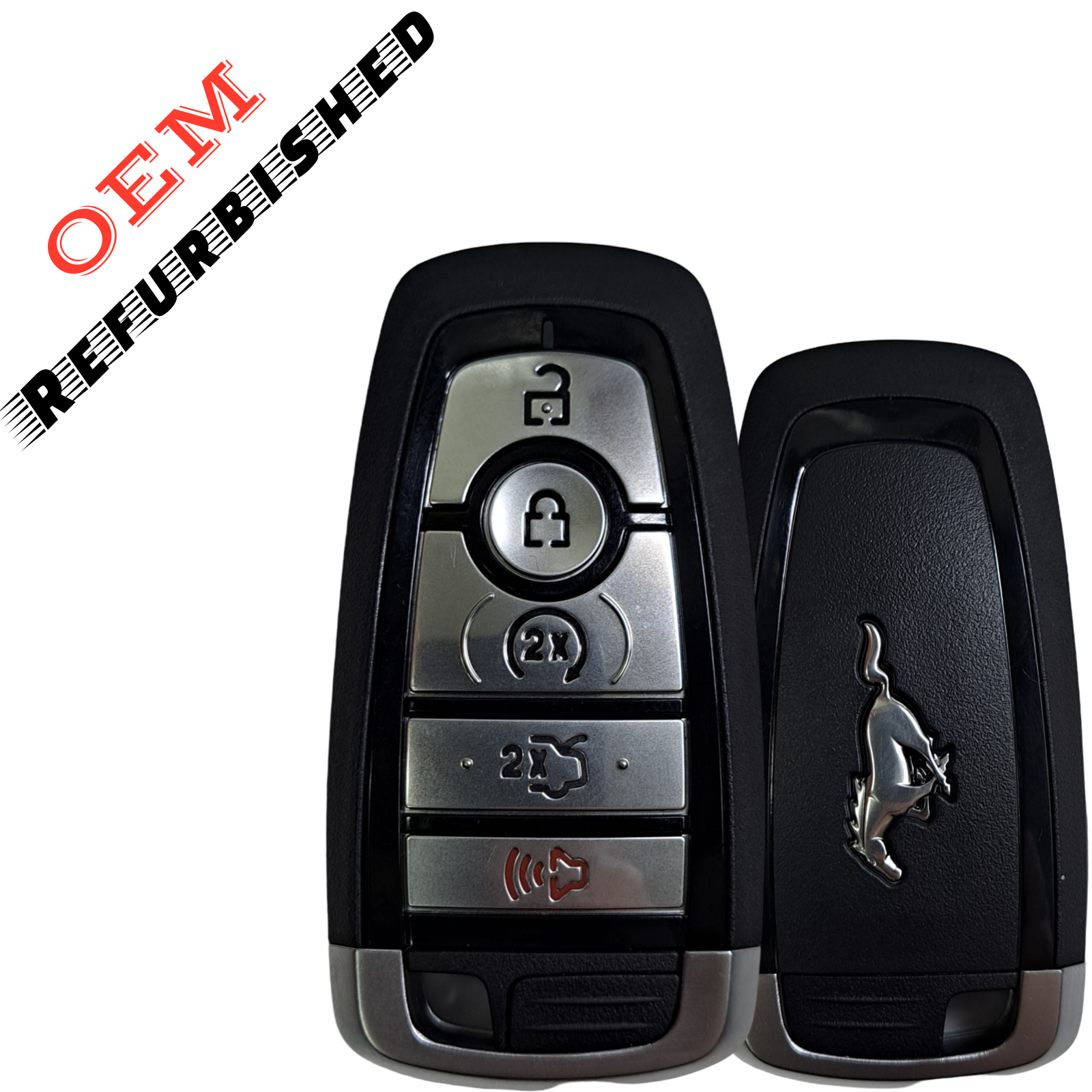 2023-2025 Ford Mustang / 5-Button Smart Key / PN:  M3N-A3C108397 / PR3T-15K601-BB (OEM REFURBISHED)