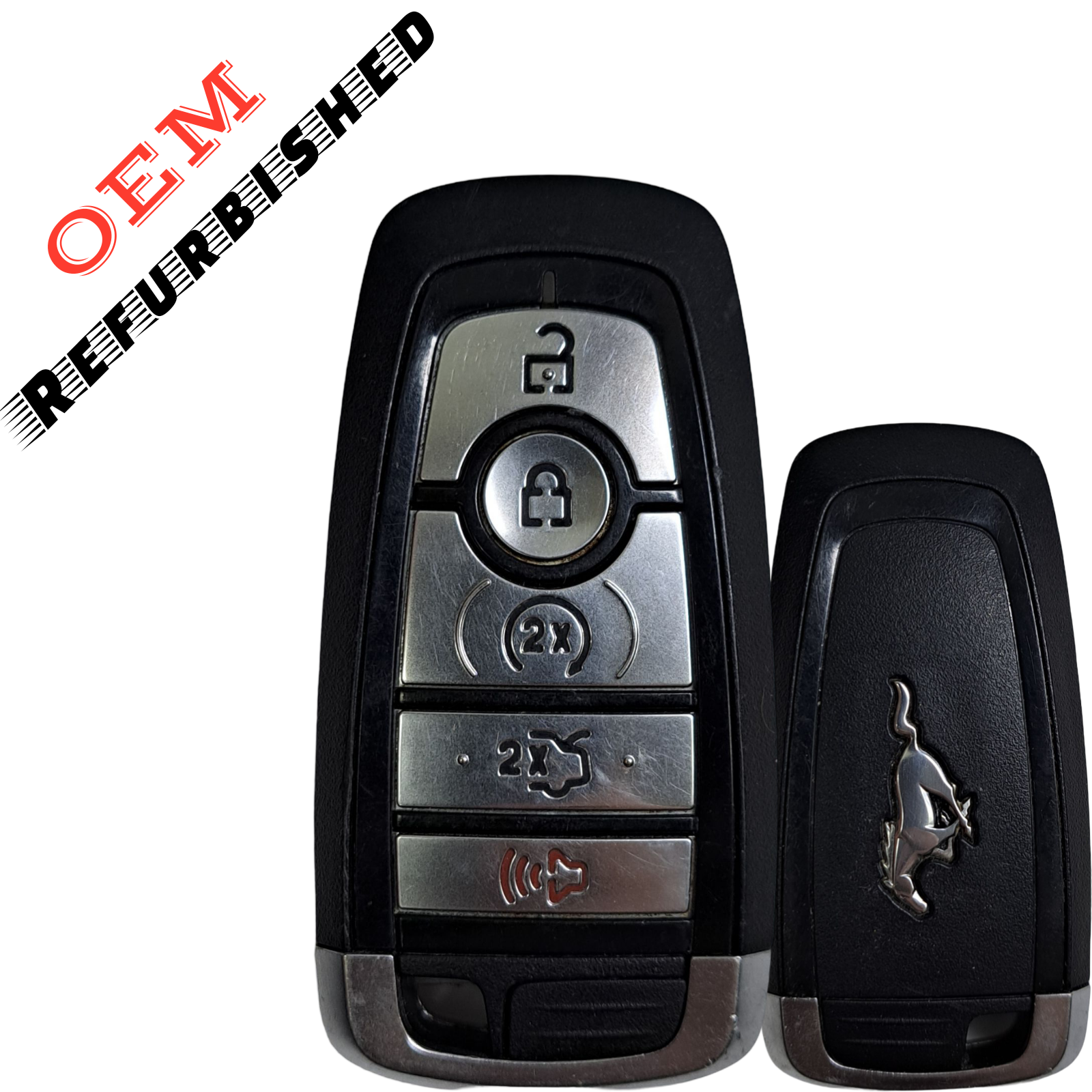 2018-2023 Ford Mustang / 5-Button Smart Key / PN: JR3T-15K601-BB / M3N-A2C931426 (OEM Refurb)