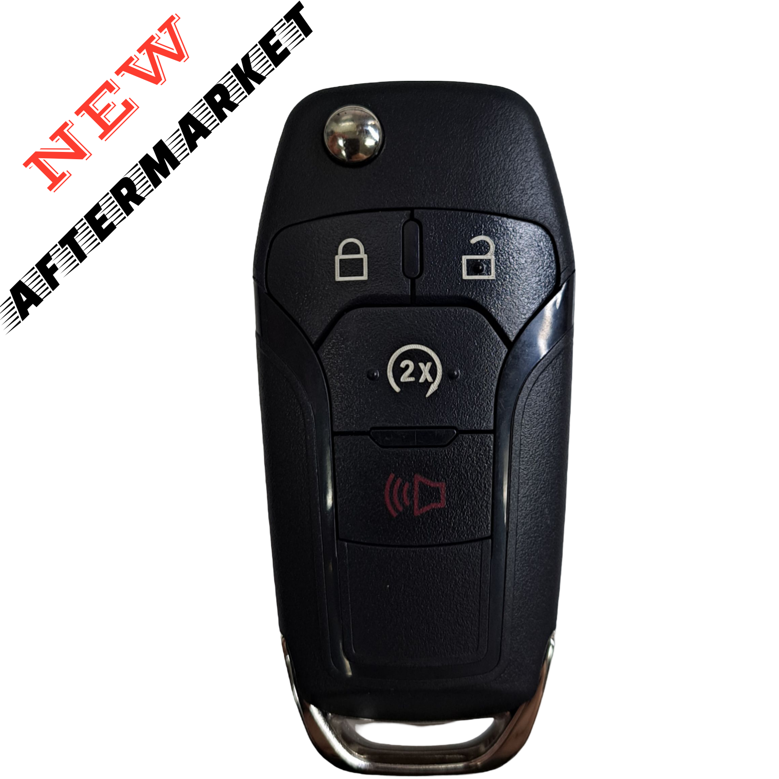 2023 - 2024 Ford Trucks 4 Button Starter Remote Head Flip Key - 434 Mhz (AFTERMARKET)