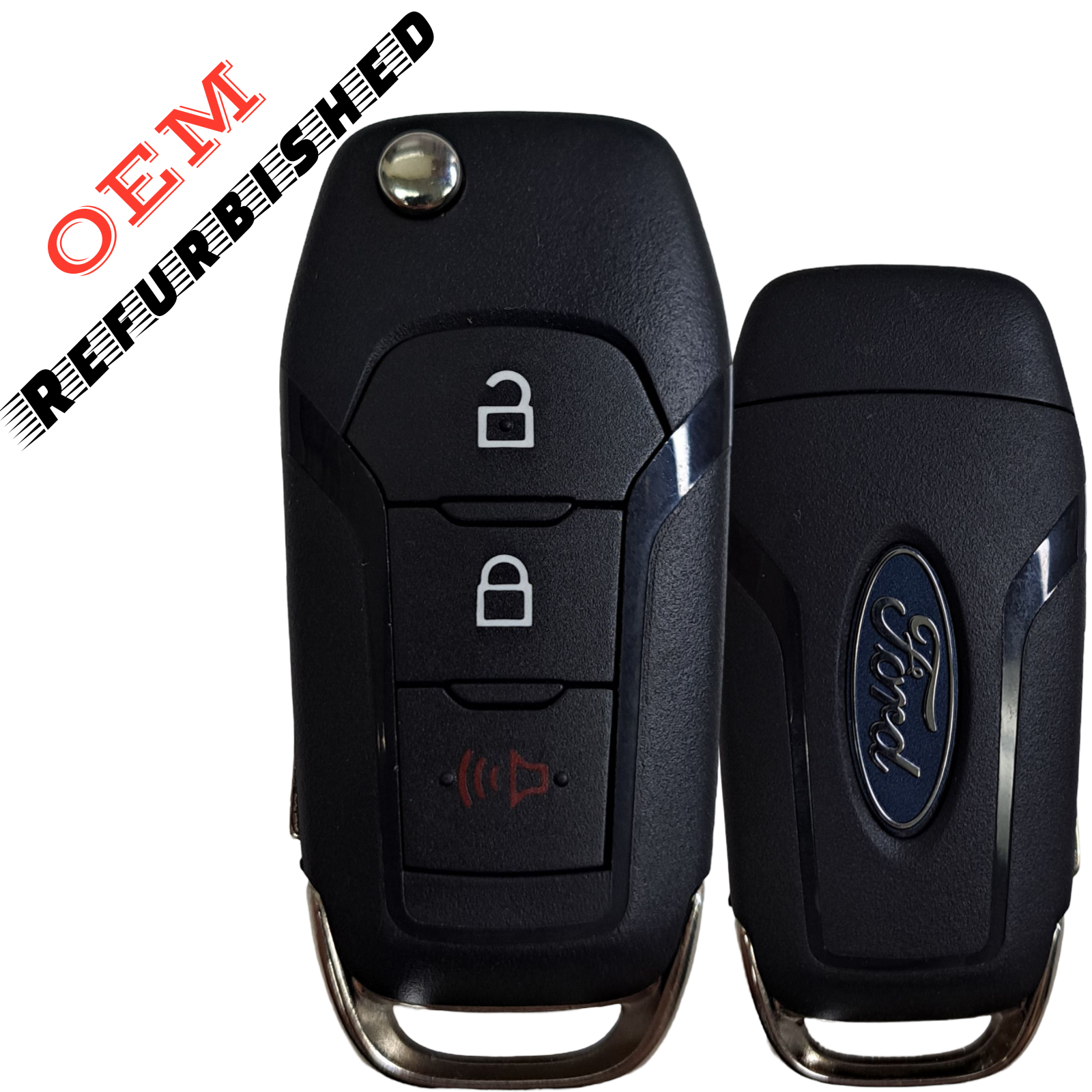 2015-2022 Ford / 3-Button Flip Key / PN: 164-R8130 / N5F-A08TAA (OEM Refurb)