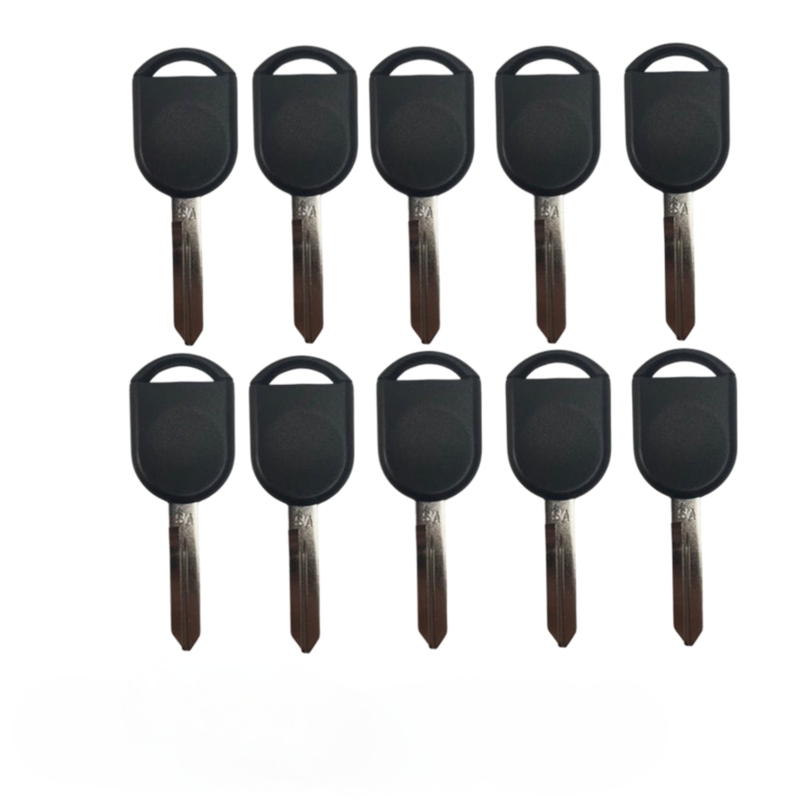 10X 2000-2017 Ford - H92 / H84 / Transponder Key (4D63 80 Bit Chip) (AFTERMARKET) 10 Pack