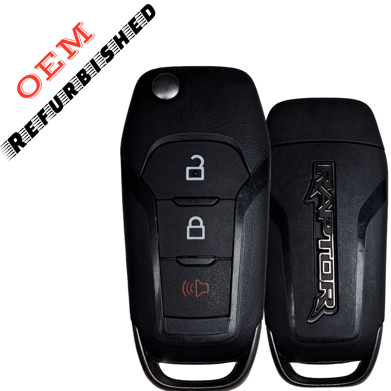 2015-2022 Ford Raptor / 3-Button Flip Key / PN: 164-R8130 / N5F-A08TAA (OEM Refurb)