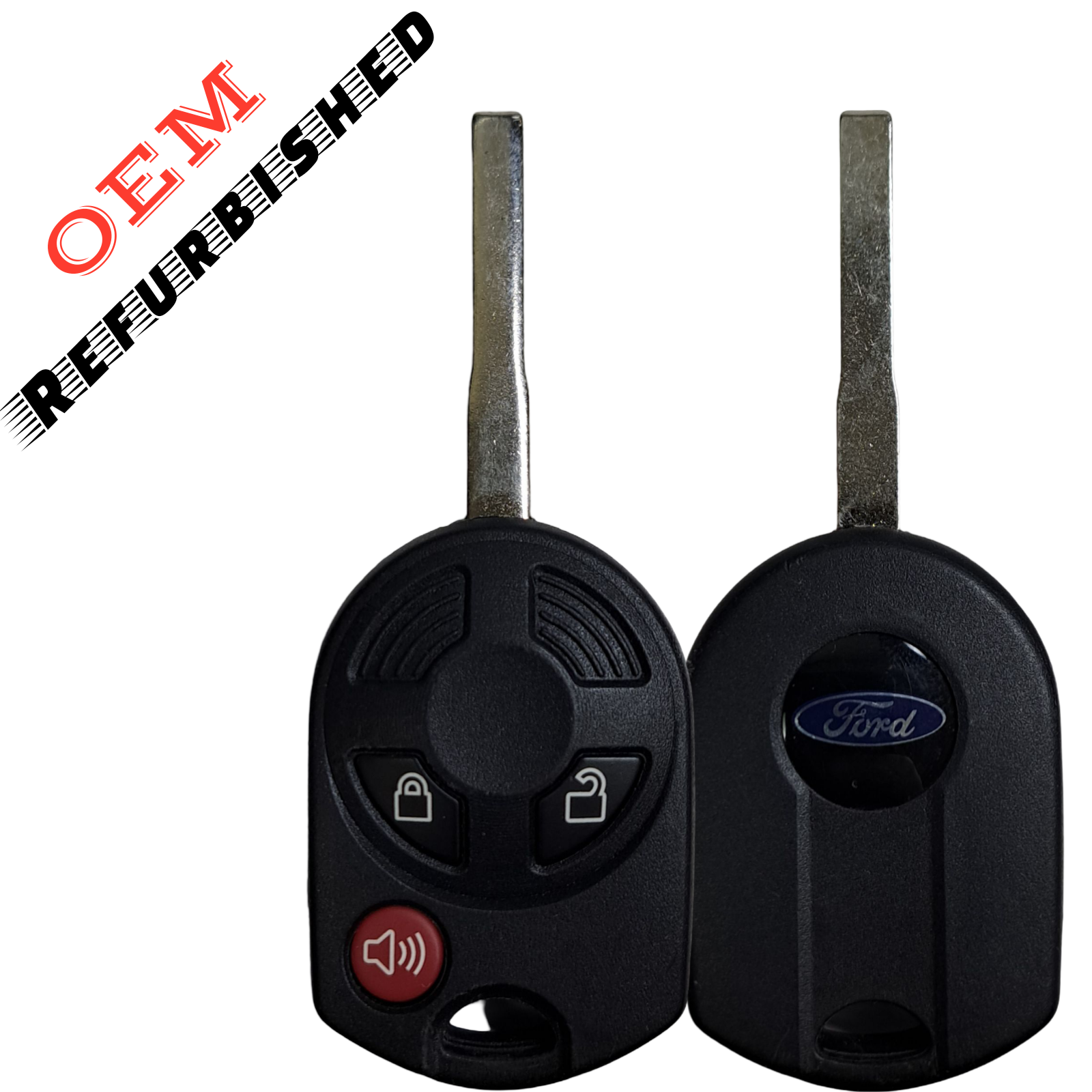 2012-2017 Ford / 3-Button Remote Head Key / PN: CJ54-15K601-AB / 0UCD6000022 / (OEM Refurb)
