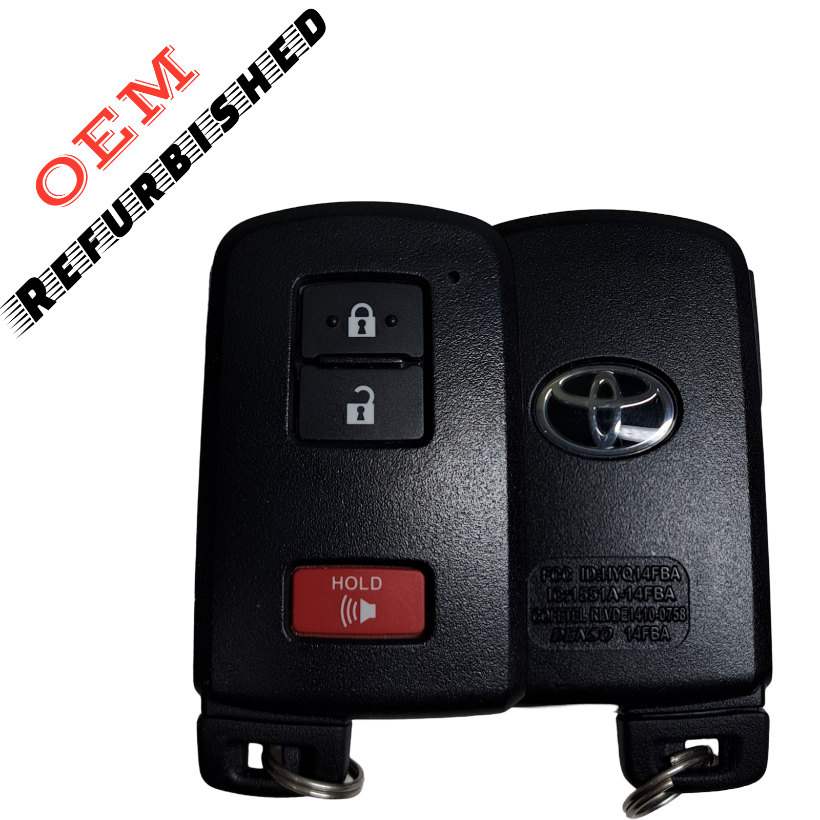 2012-2021 Toyota Highlander / Tacoma / Land Cruiser / 3-Button Smart Key / PN: 89904-0E091 / HYQ14FBA (AG Board 2110 PCB) (OEM Refurbished)