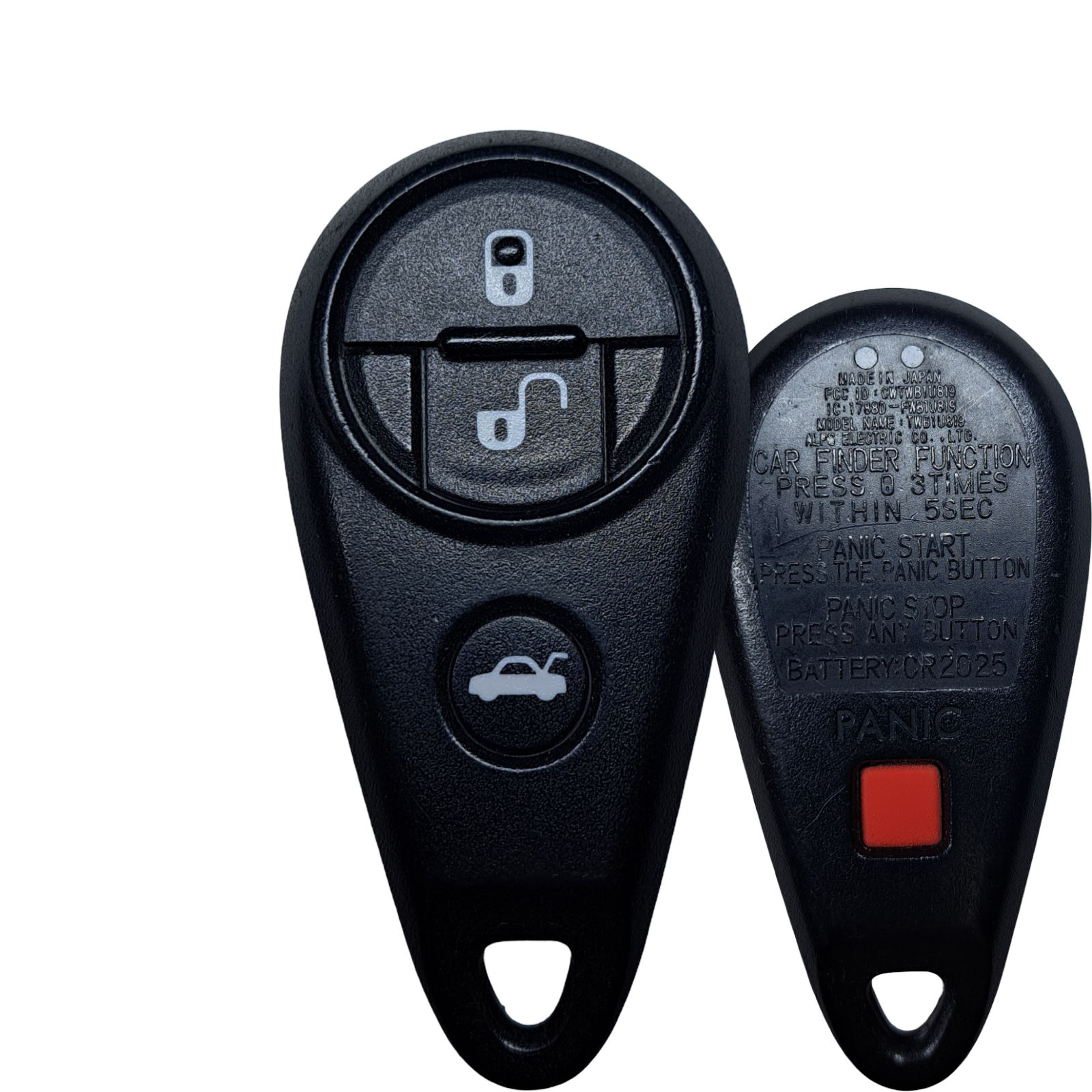 2009-2014 Subaru Forester / Impreza / 4-Button Keyless Entry Remote / PN: 88036-FG030 / CWTWB1U819 (Japan) (OEM Refurb)